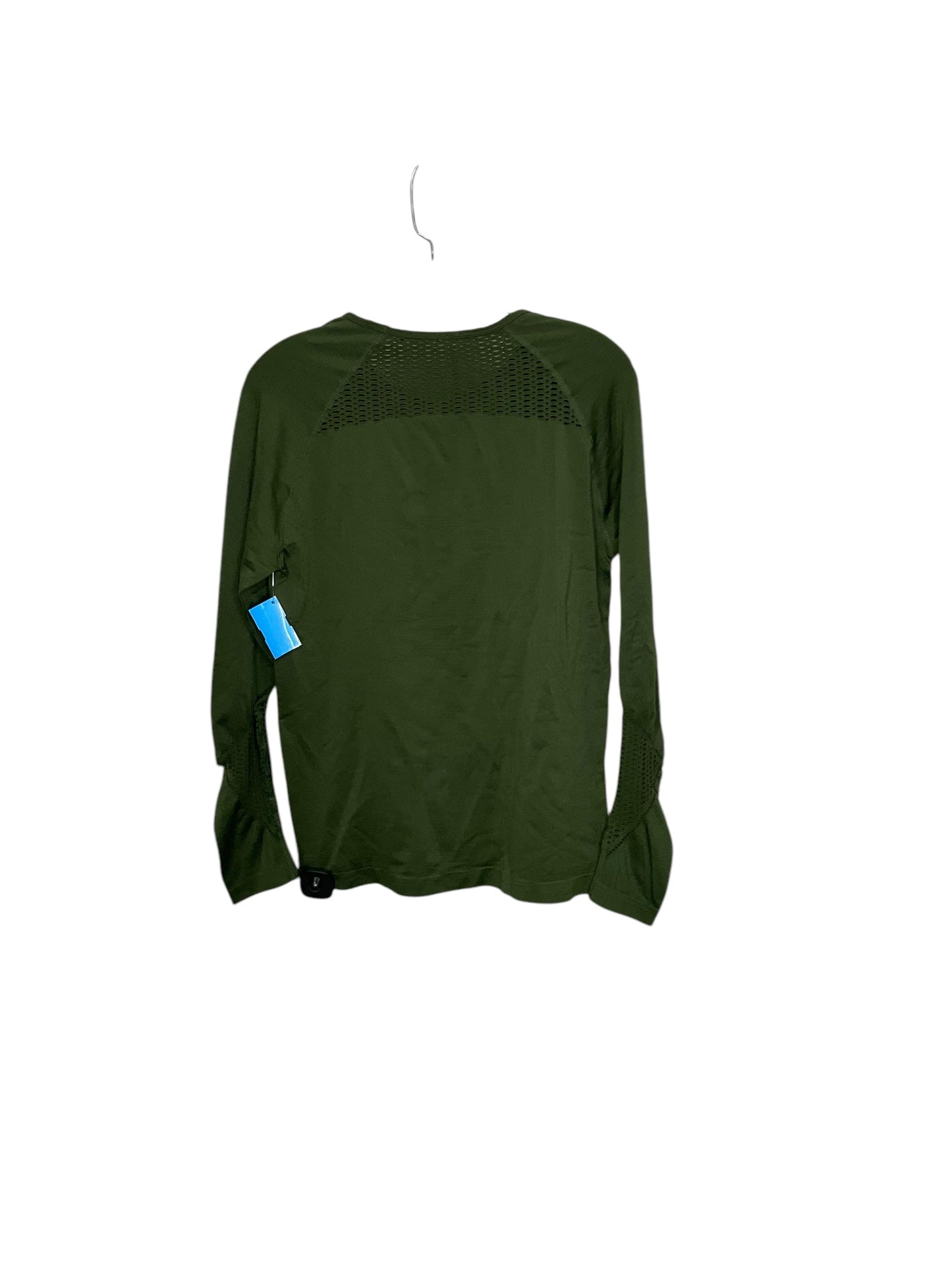 Athletic Top Long Sleeve Crewneck By Fabletics In Green, Size: L