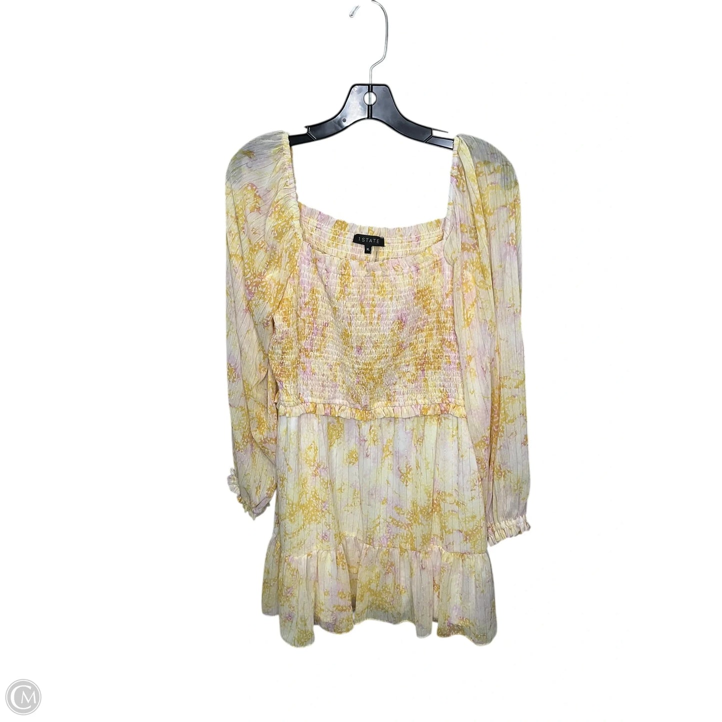 Top 3/4 Sleeve Designer By Michael Kors In Cream, Size: 2x