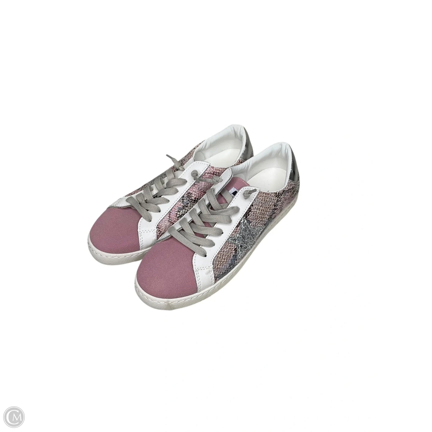 Shoes Sneakers By Vintage Havana In Cream & Pink, Size: 8