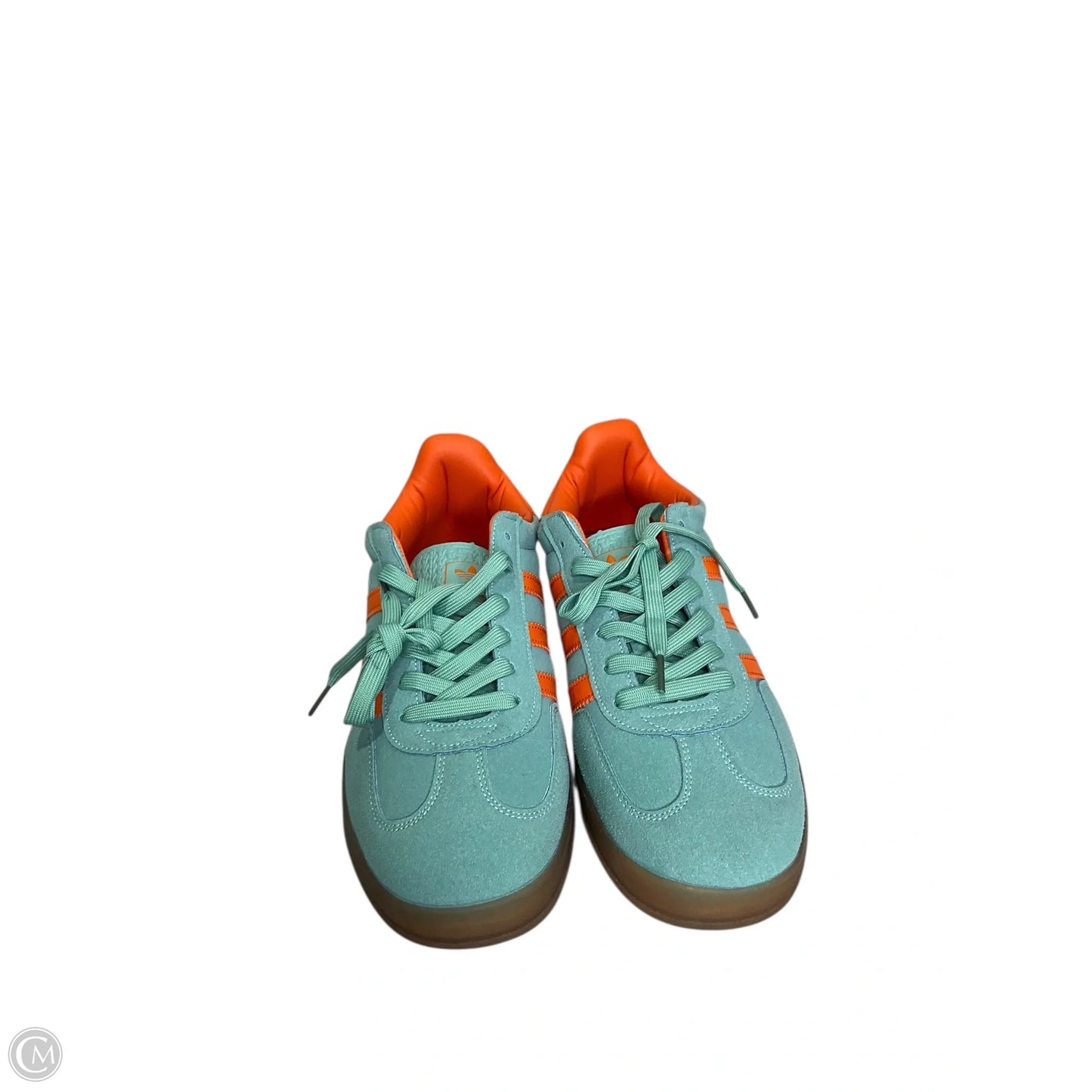 Shoes Sneakers By Adidas In Green & Orange, Size: 10.5
