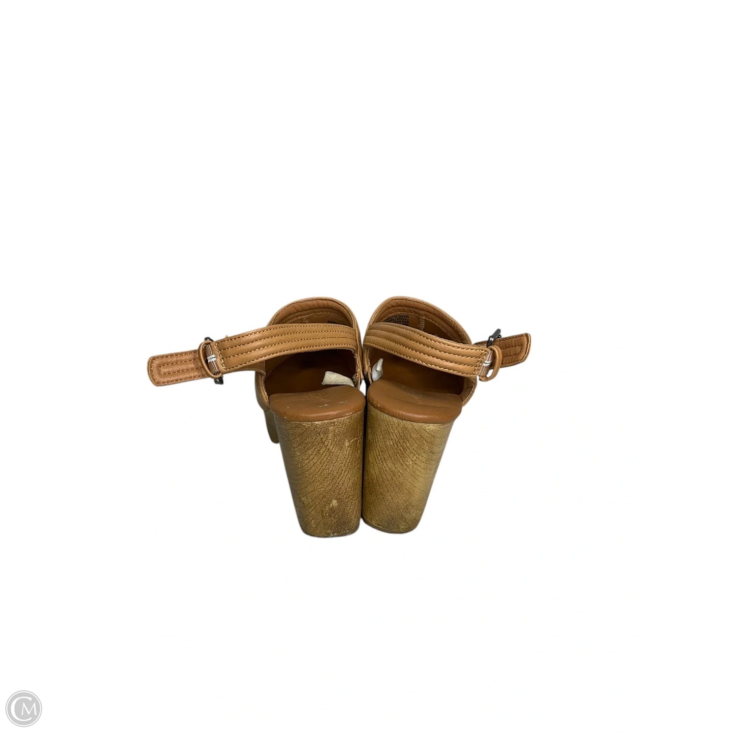 Shoes Heels Block By Universal Thread In Brown, Size: 7.5