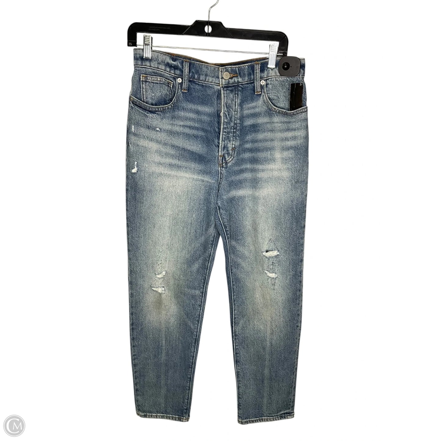 Jeans Straight By Lucky Brand In Blue Denim, Size: 8