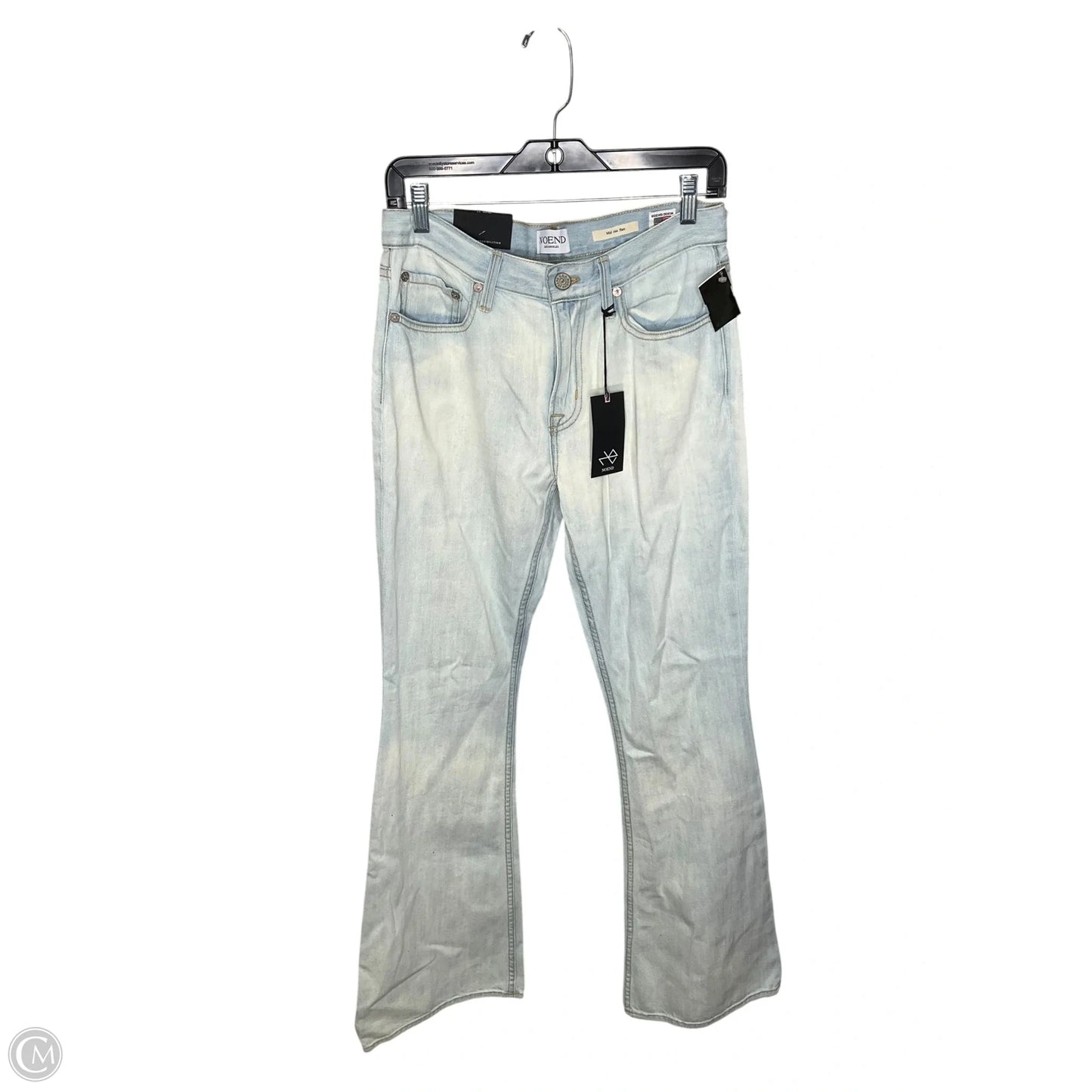 Jeans Flared By Clothes Mentor In Blue Denim, Size: 4