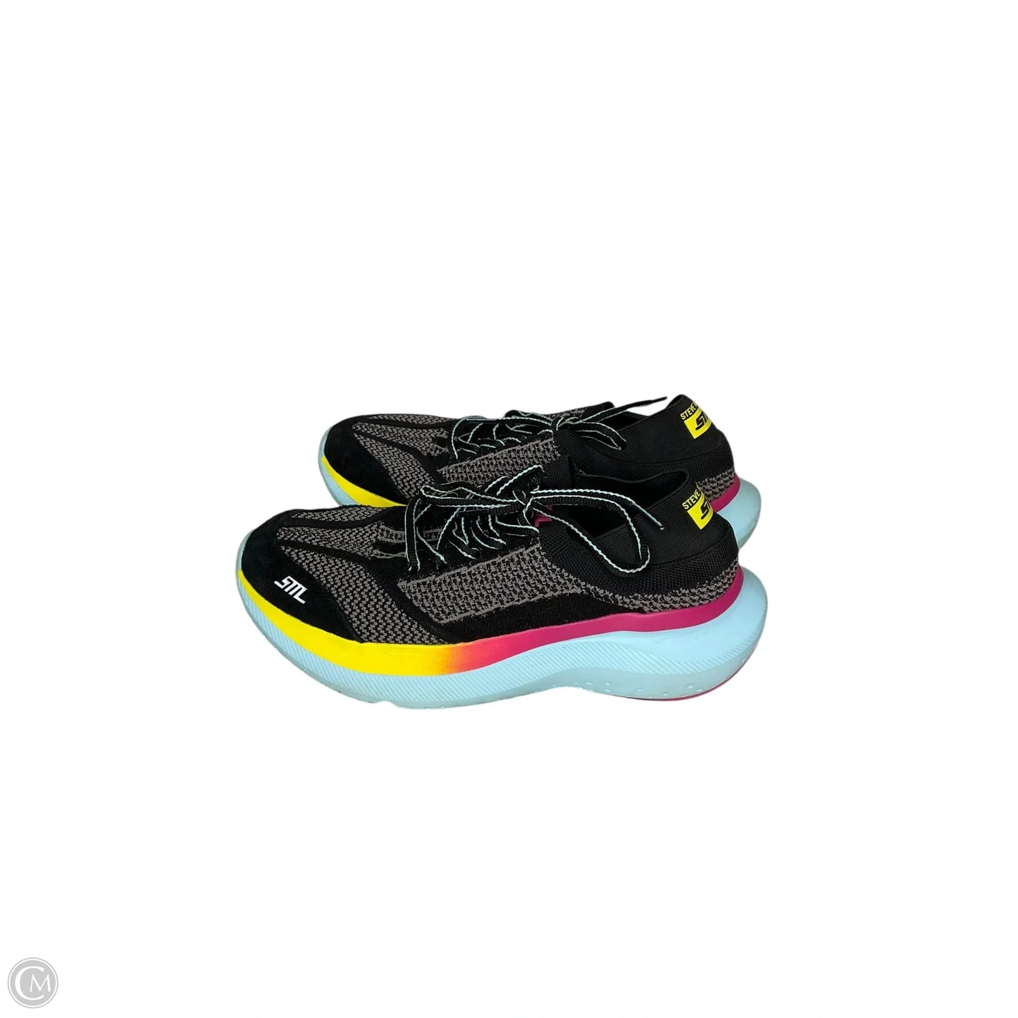 Shoes Athletic By Steve Madden In Black & Blue, Size: 11