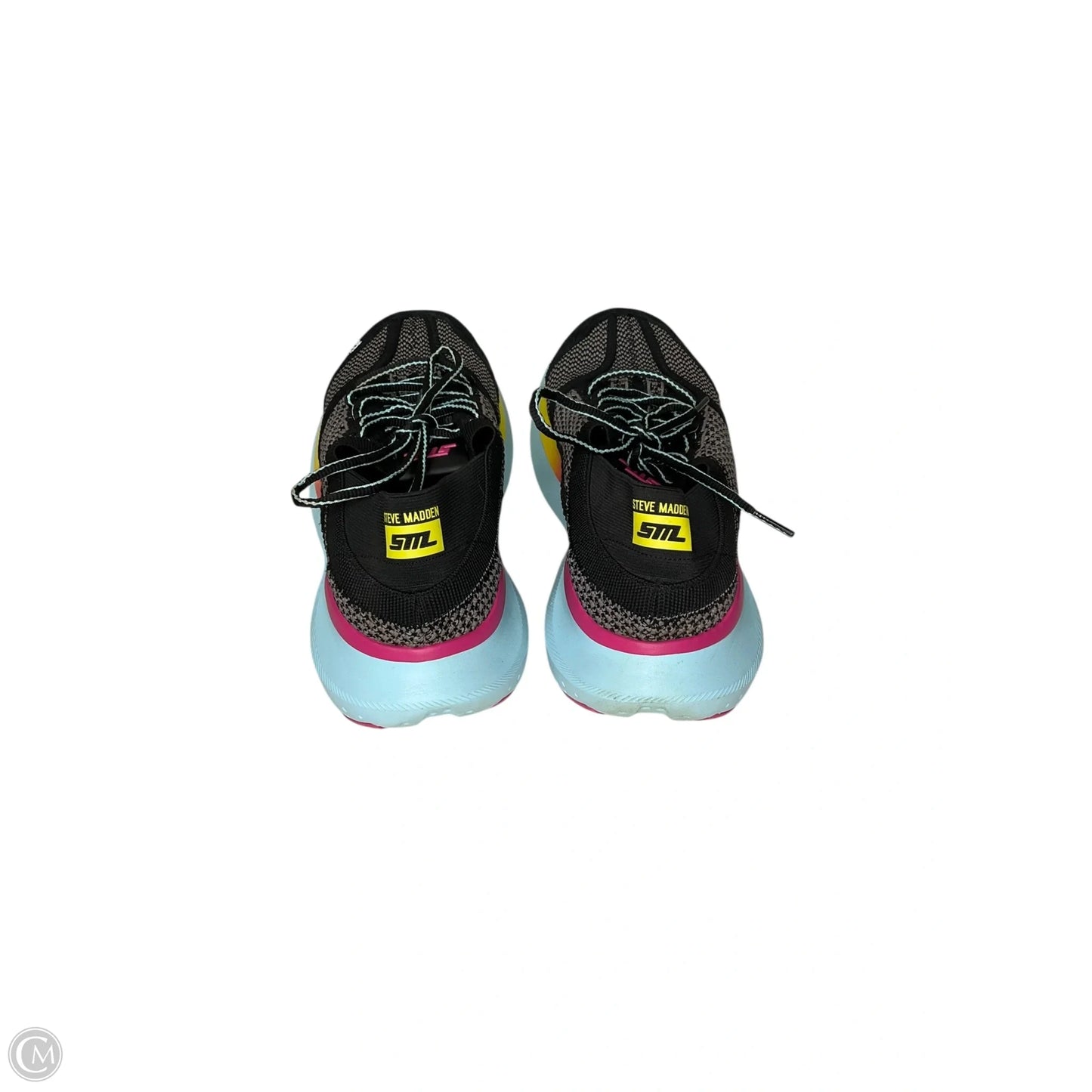 Shoes Athletic By Steve Madden In Black & Blue, Size: 11