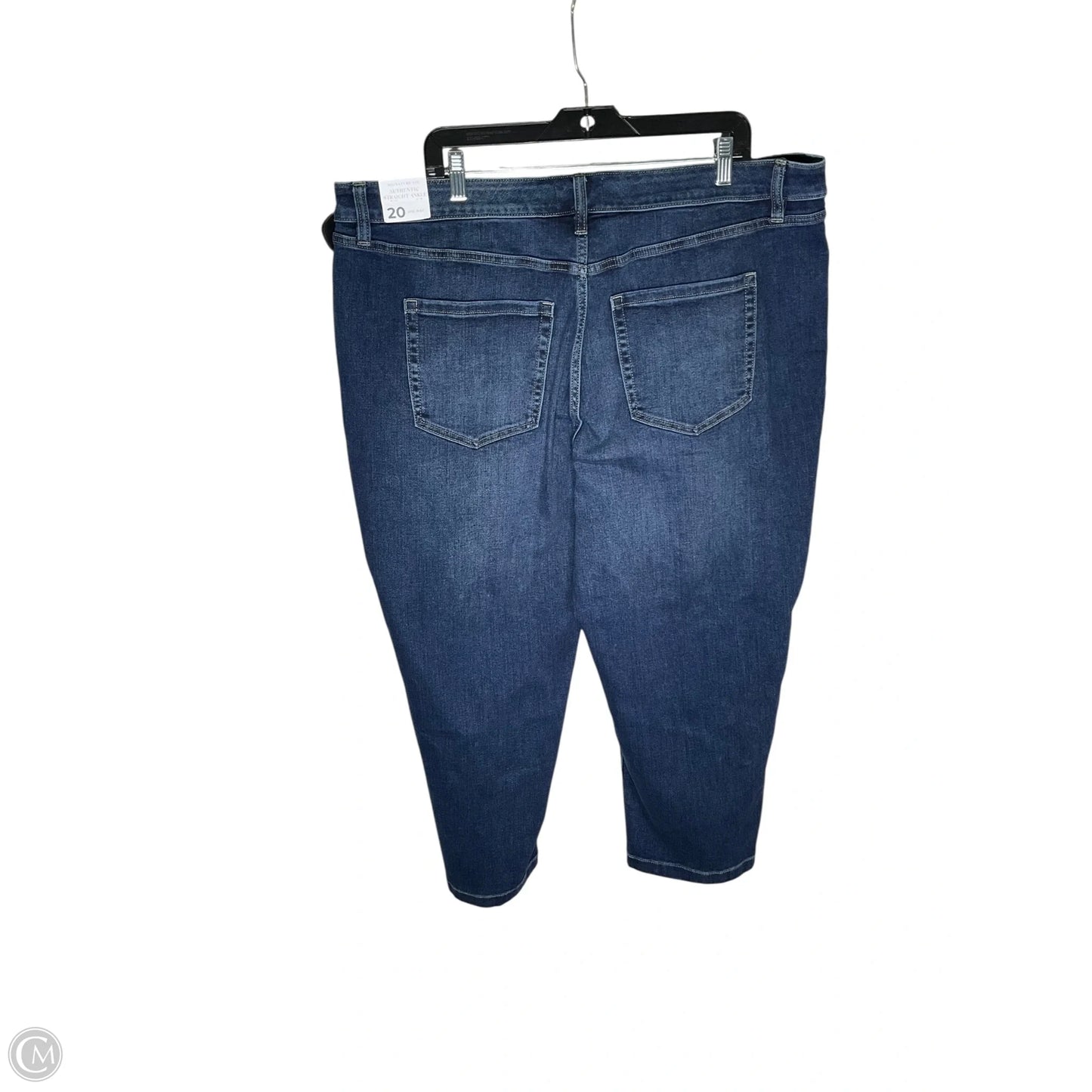 Jeans Straight By Lane Bryant In Blue Denim, Size: 20