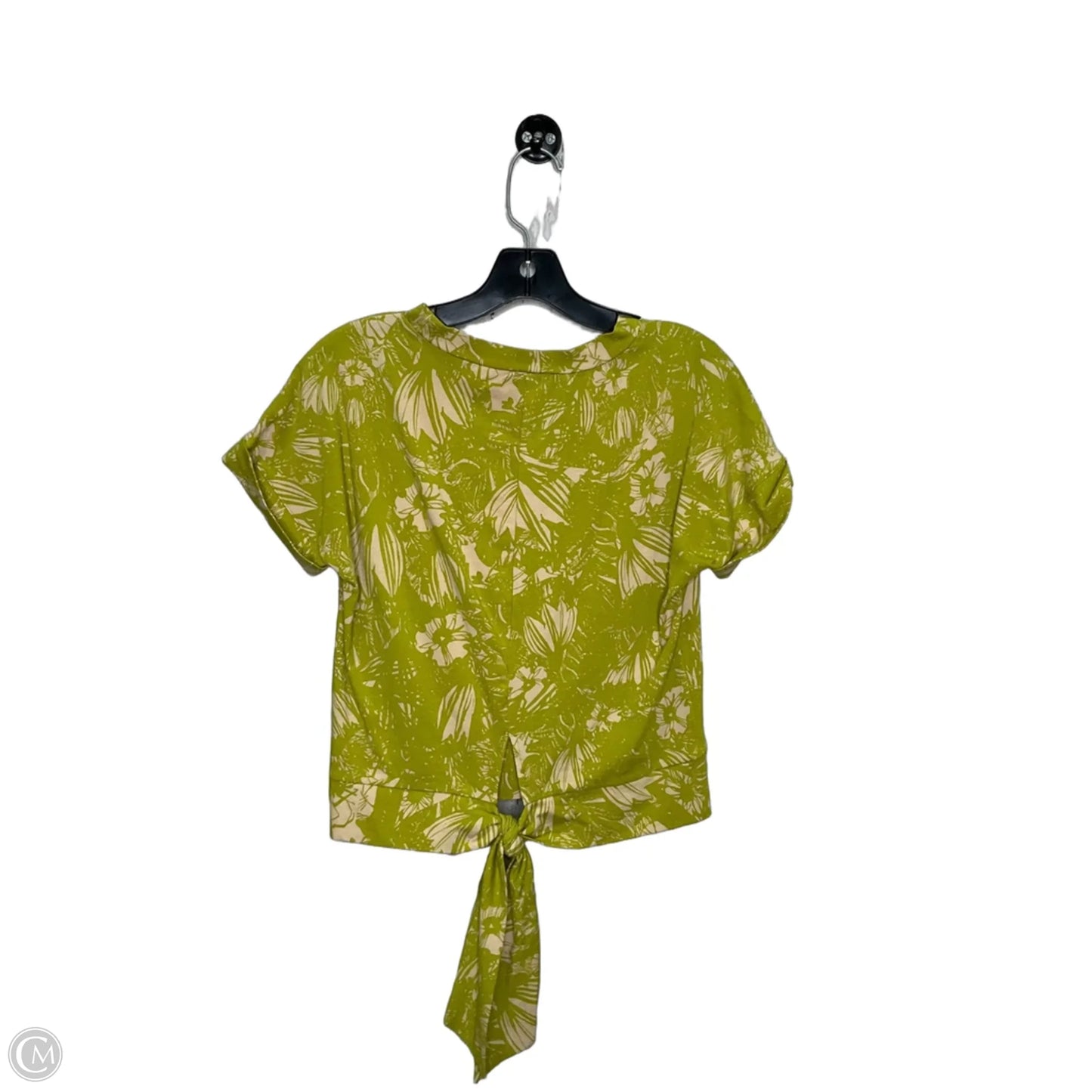 Top Short Sleeve By Vince Camuto In Green, Size: S