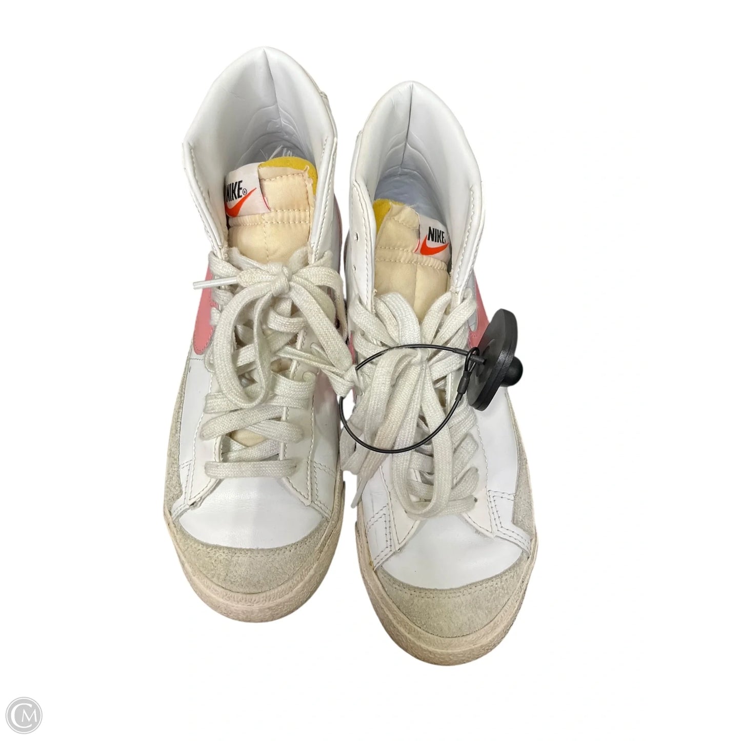 Shoes Sneakers By Nike In Pink & White, Size: 7.5
