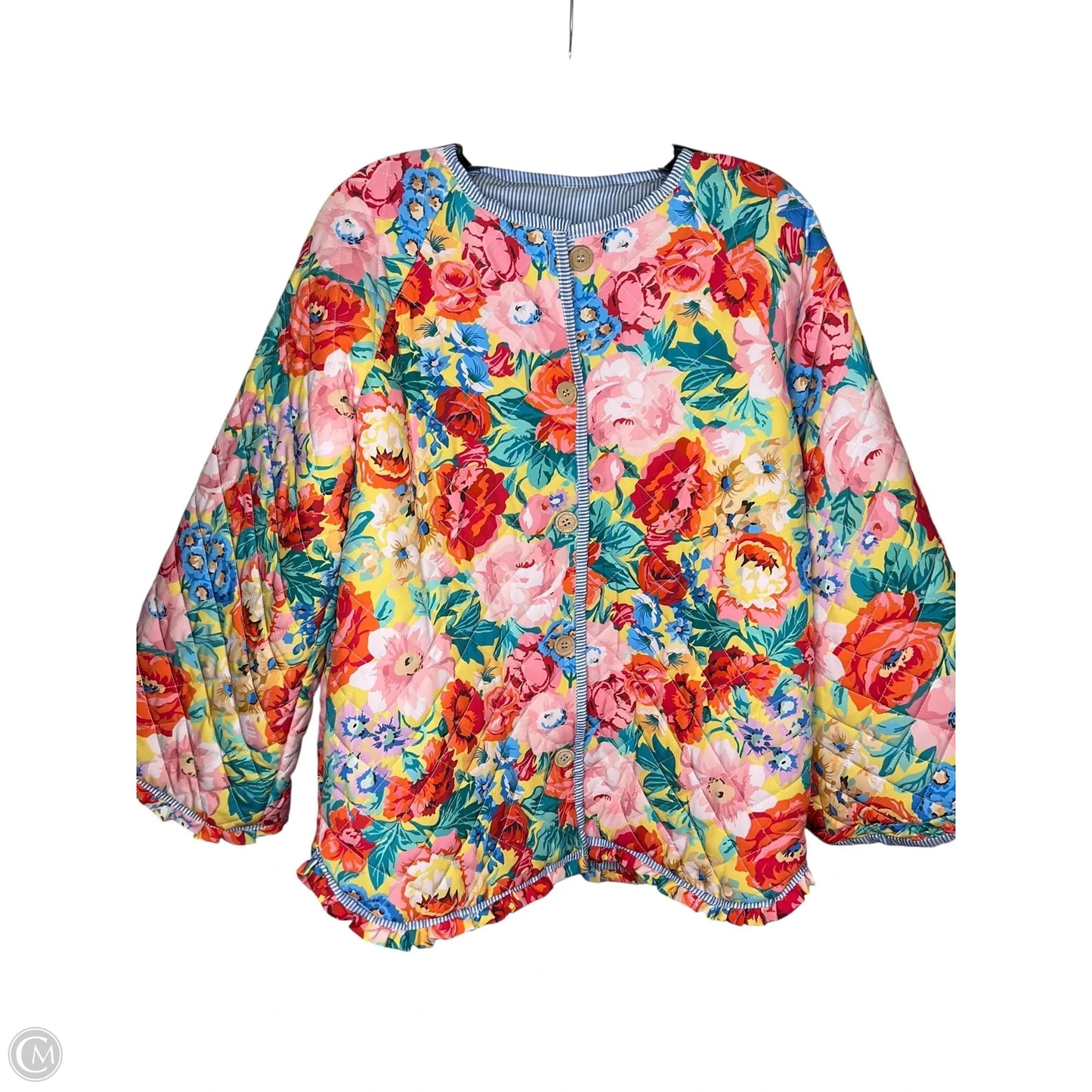 Jacket Other By Clothes Mentor In Multi-colored, Size: L