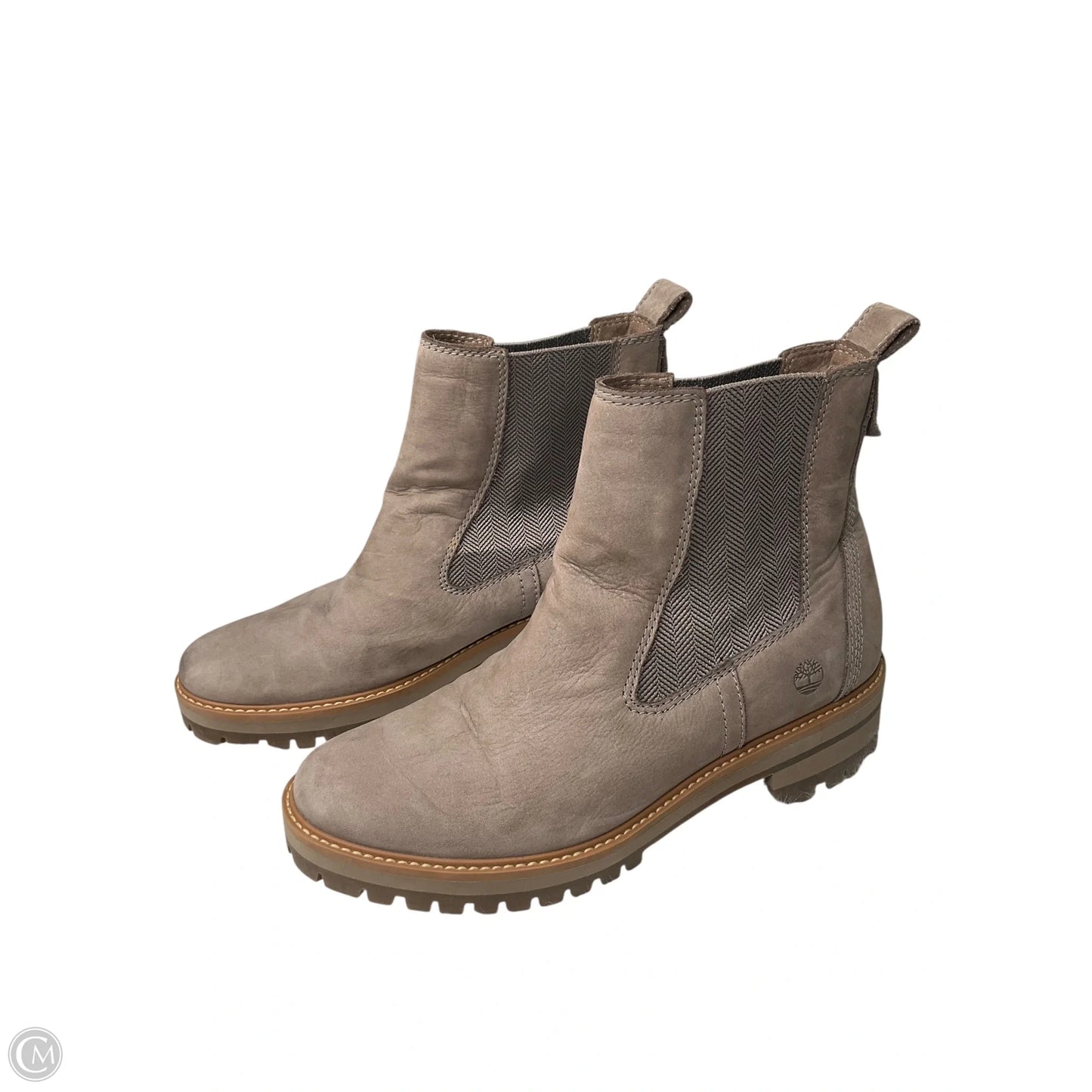 Boots Ankle Heels By Timberland In Brown, Size: 11