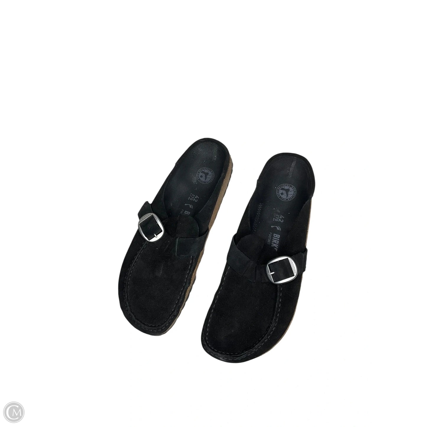 Sandals Flats By Birkenstock In Black, Size: 11
