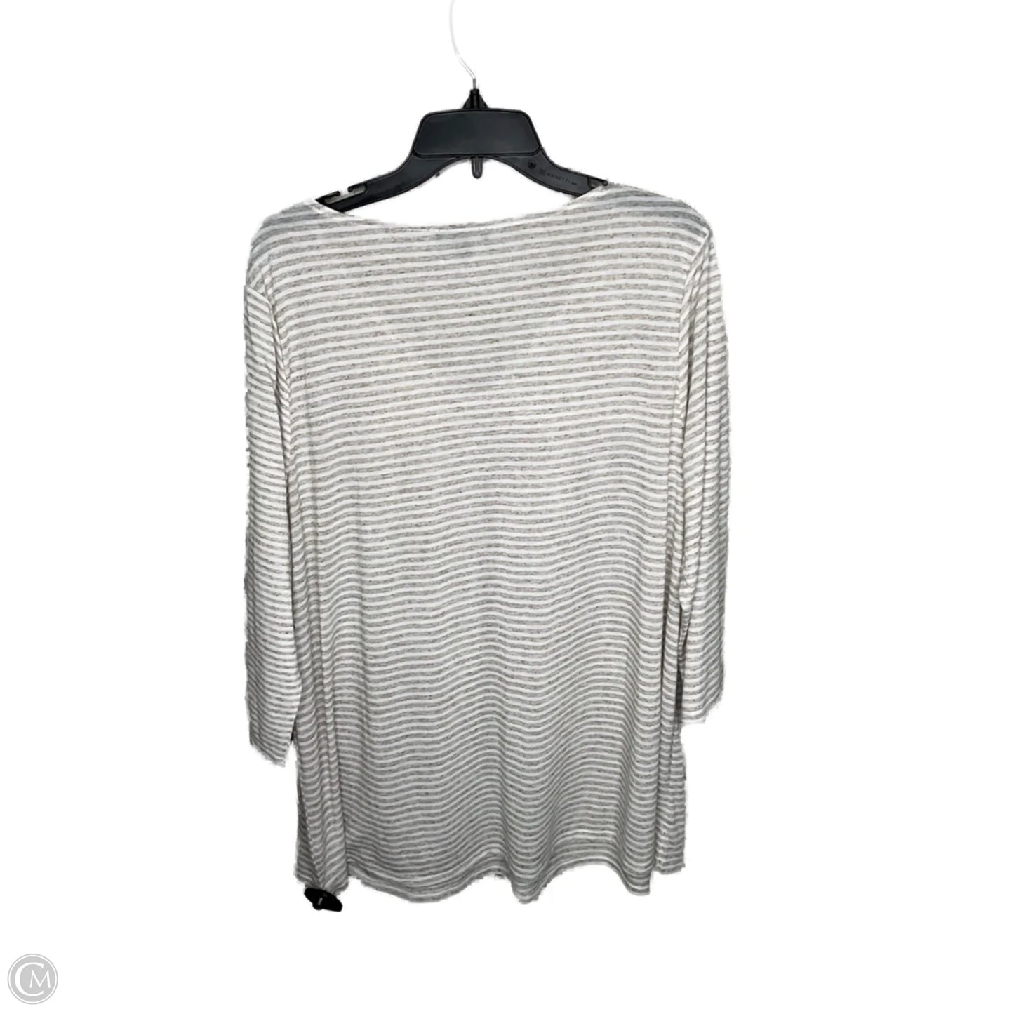 Top Long Sleeve By Lane Bryant In Striped Pattern, Size: 3x
