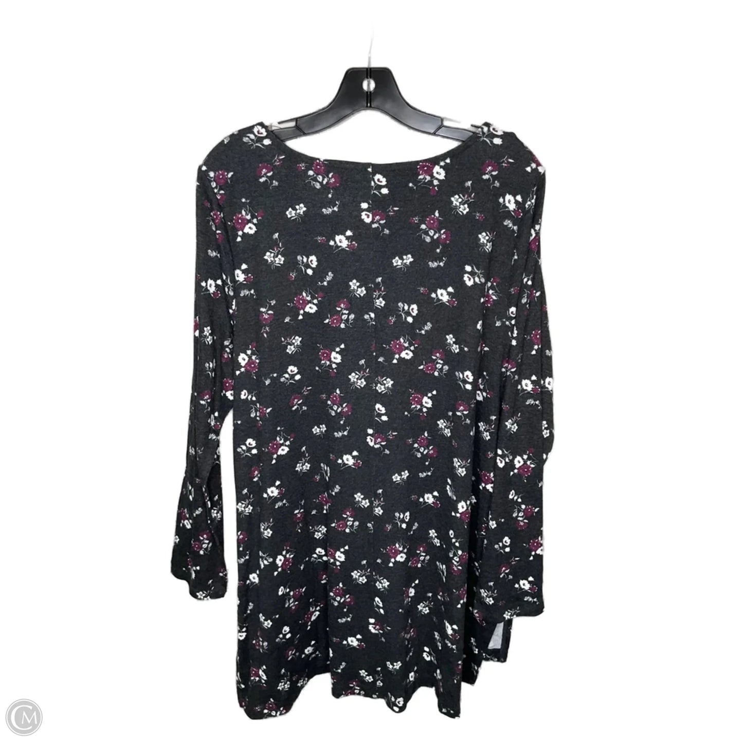 Top Long Sleeve By Lane Bryant In Grey, Size: 2x