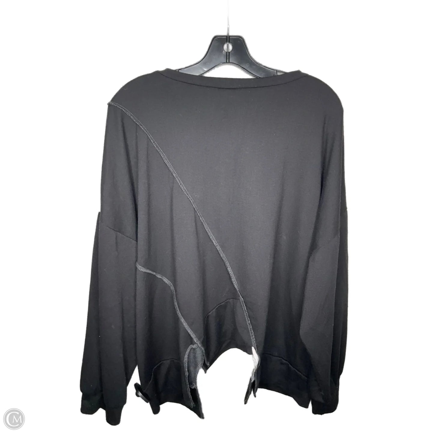 Top Long Sleeve By Bibi In Animal Print, Size: M