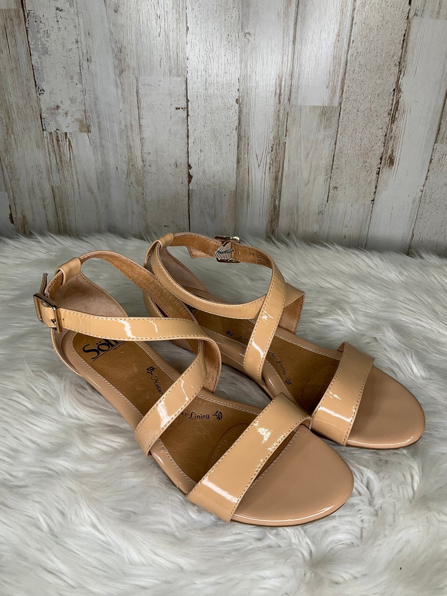 Sandals Heels Block By Sofft Size: 7.5