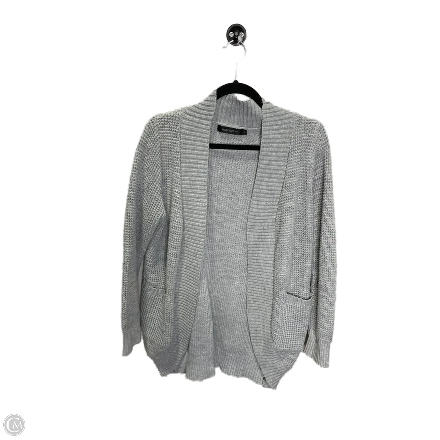 Cardigan By Clothes Mentor In Grey, Size: M