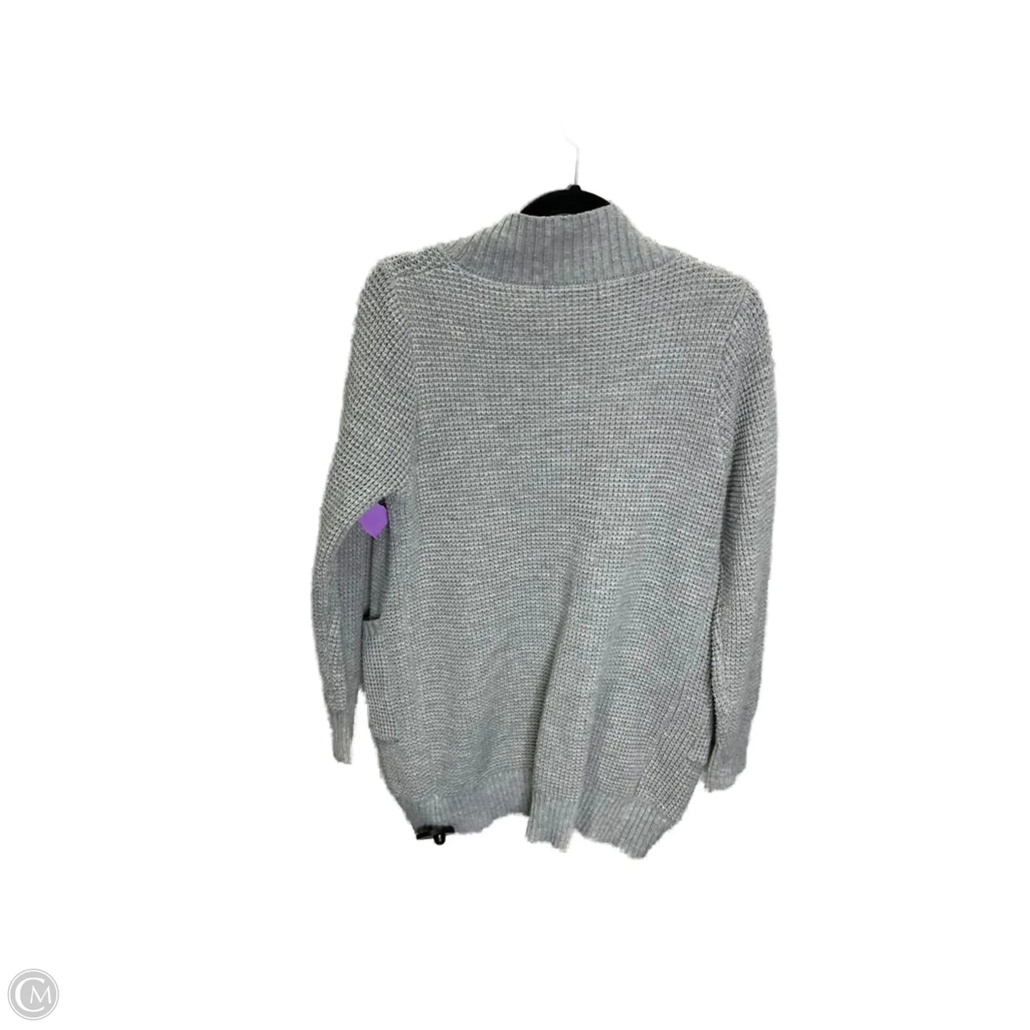 Cardigan By Clothes Mentor In Grey, Size: M