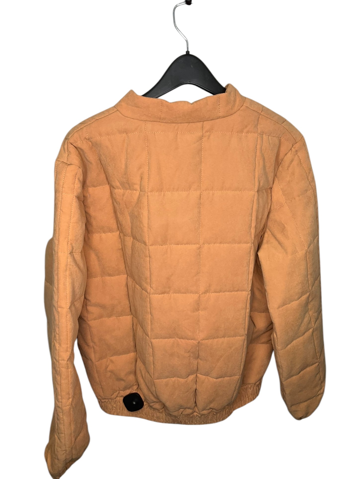 Jacket Puffer & Quilted By Clothes Mentor In Brown, Size: L