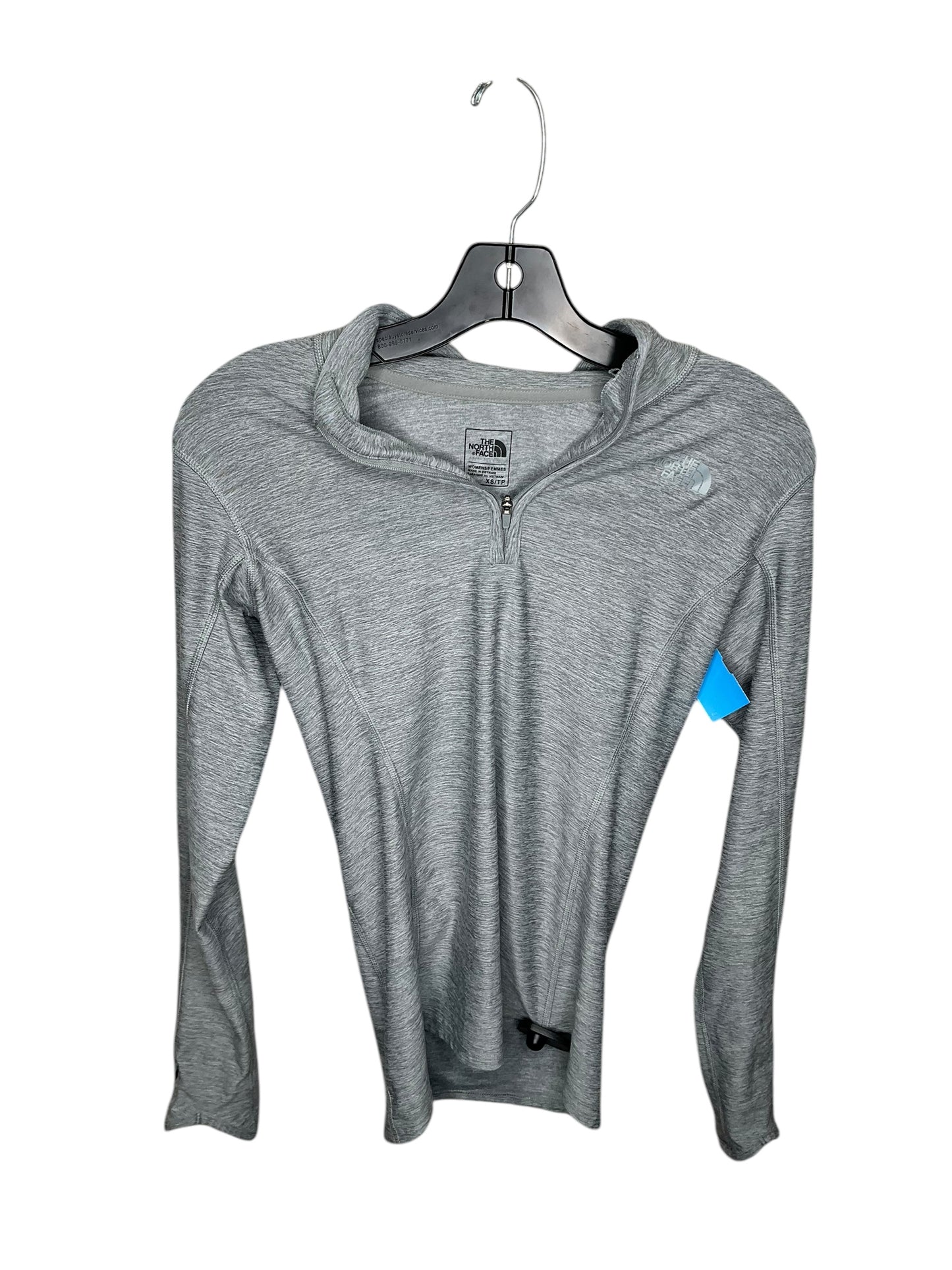 Athletic Jacket By The North Face In Grey, Size: Xs