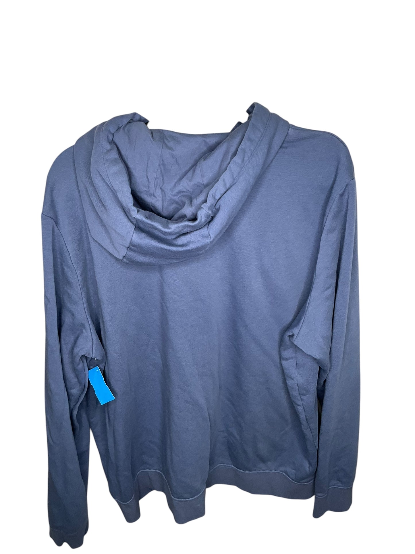 Athletic Sweatshirt Hoodie By Nike In Blue, Size: Xxl
