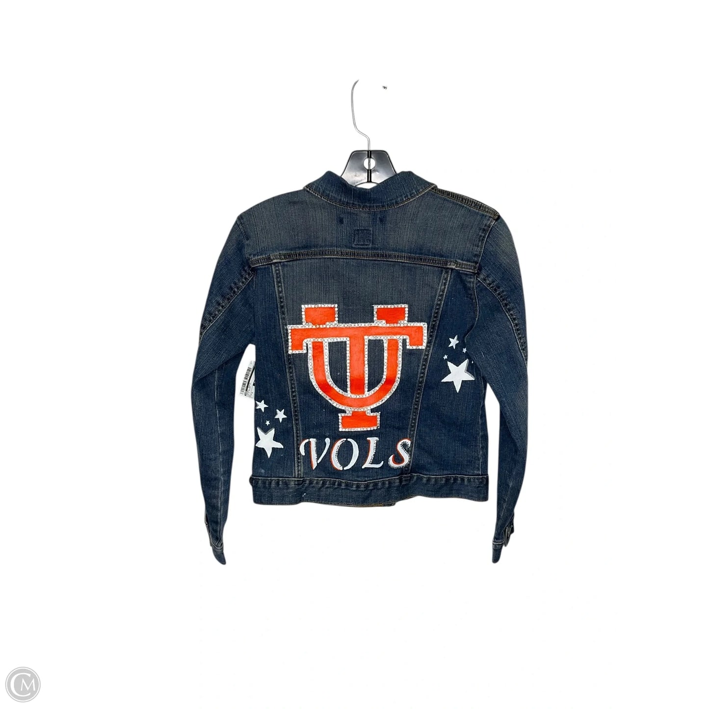 Jacket Denim By Gap In Blue Denim, Size: S