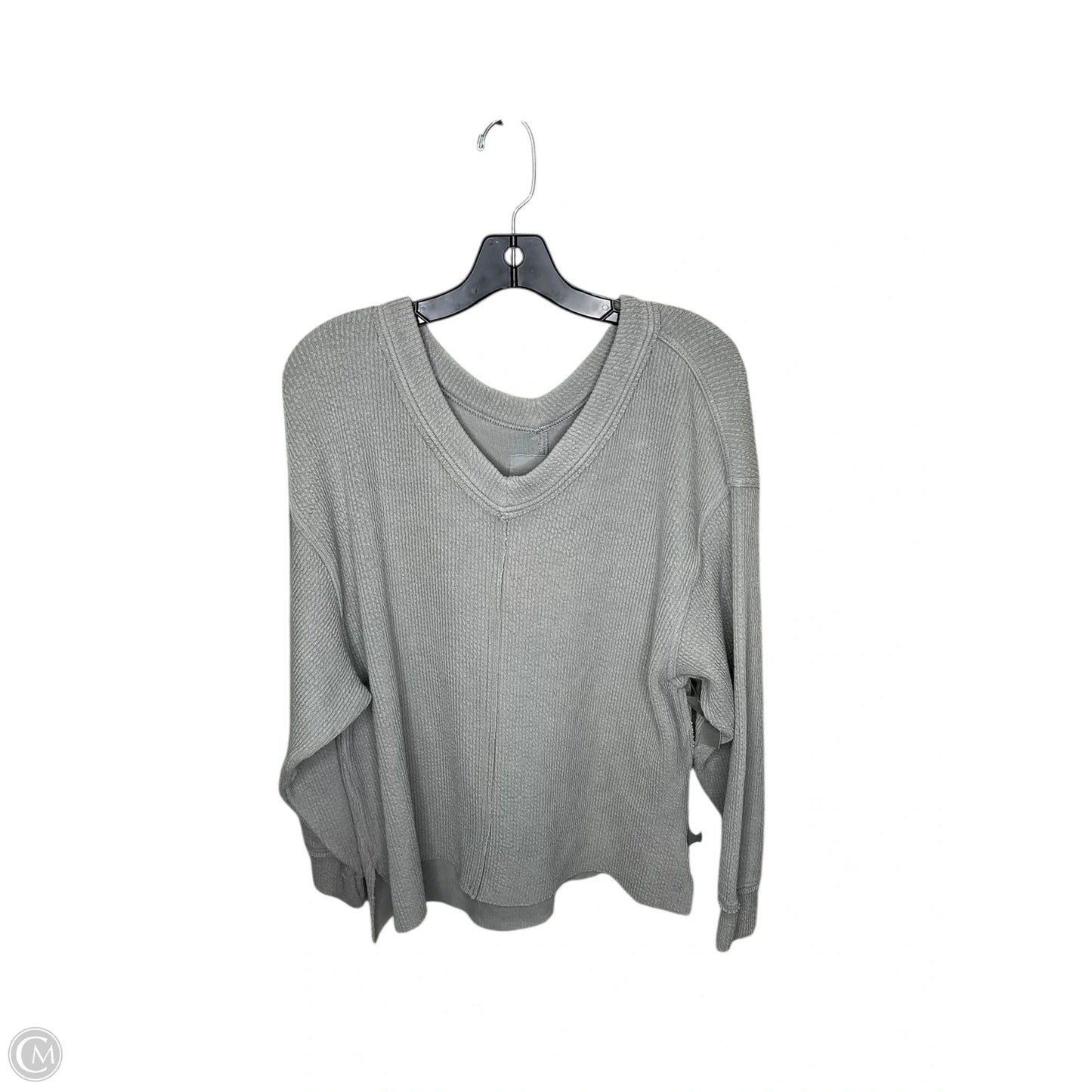Top Long Sleeve By Aerie In Grey, Size: Xs