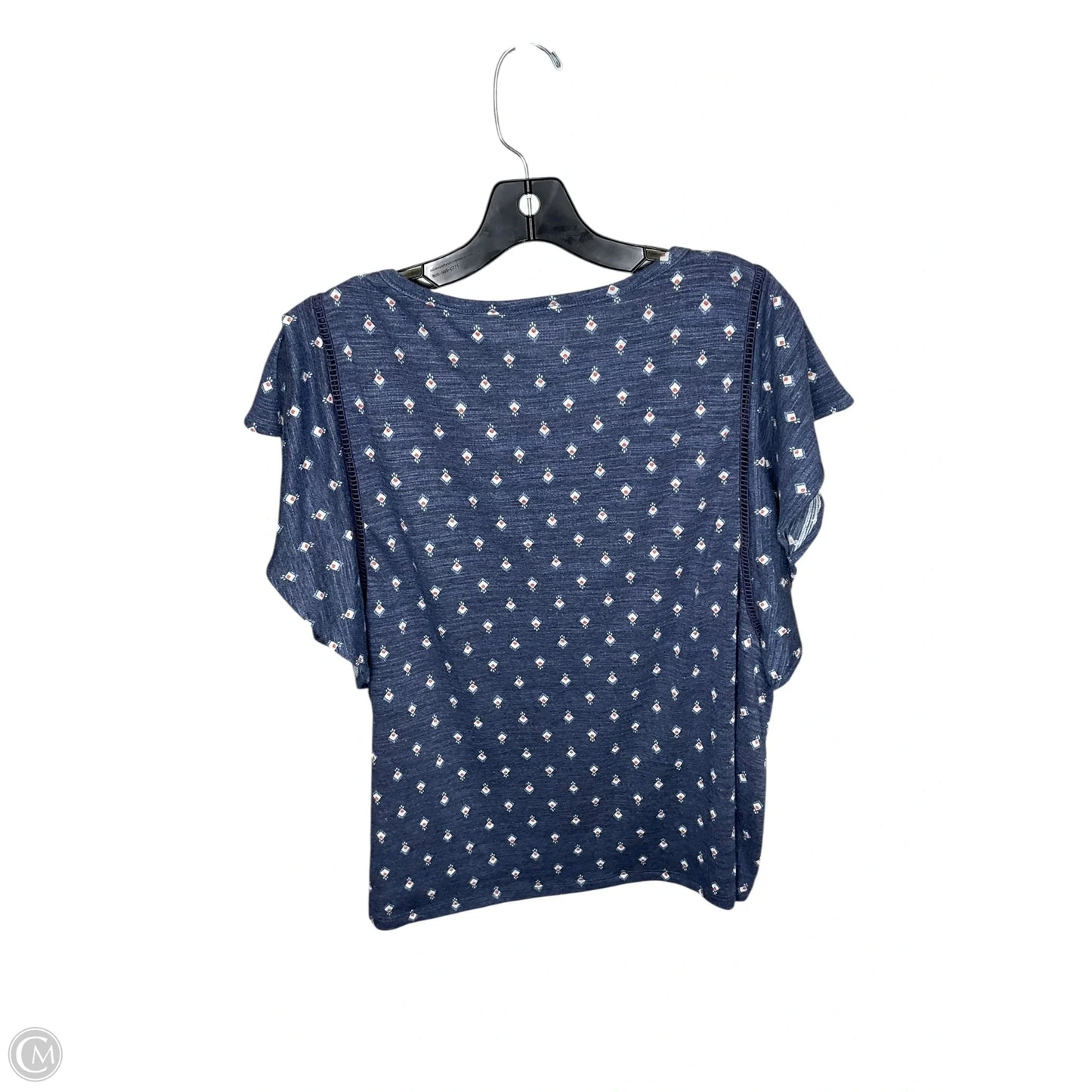Top Short Sleeve By Wonderly In Blue, Size: Xl