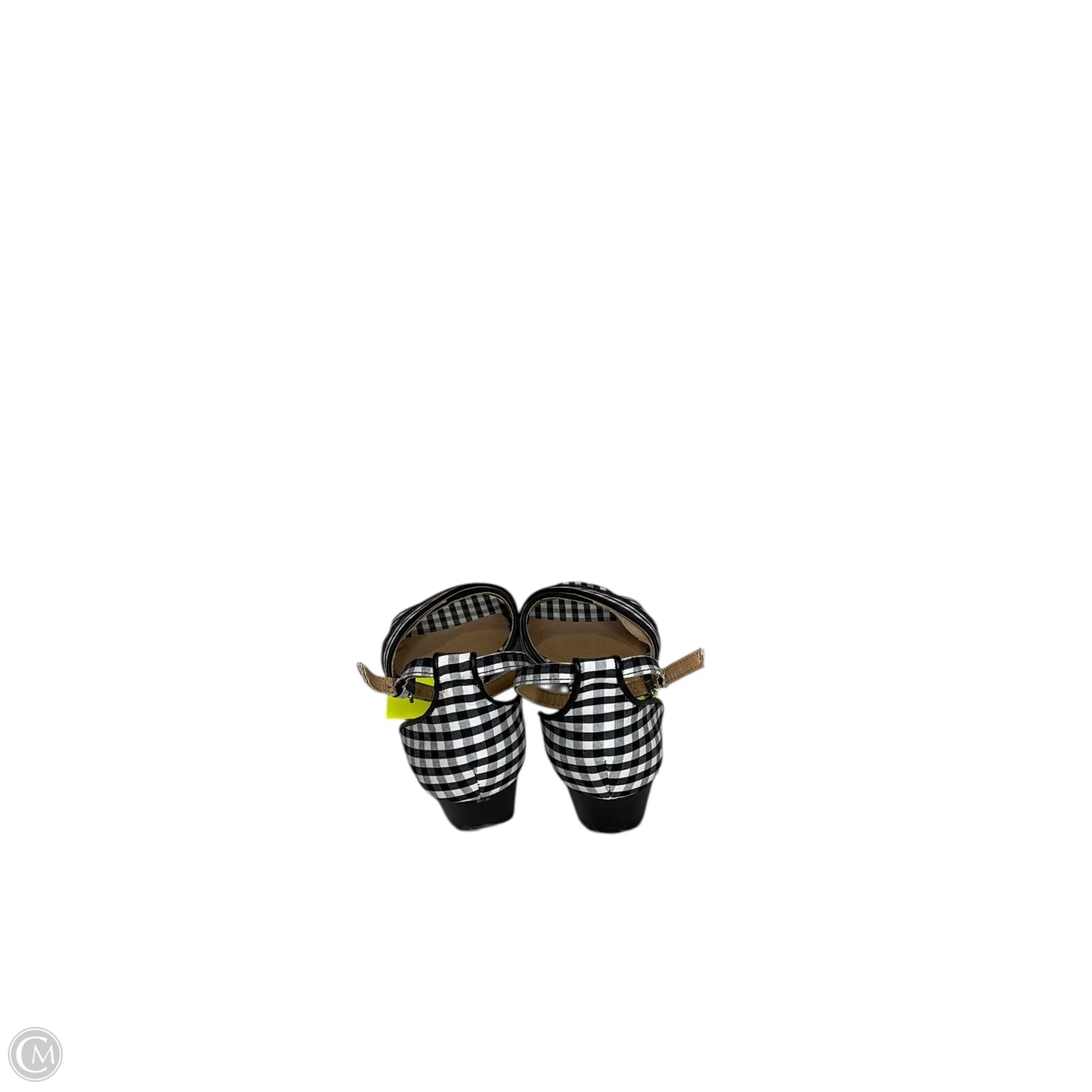 Sandals Flats By Diba In Black & White, Size: 8