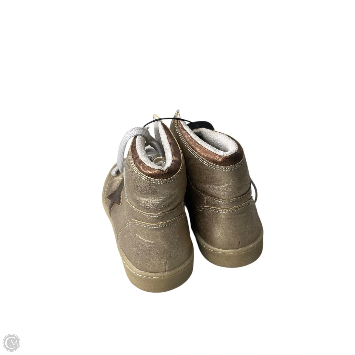 Shoes Sneakers By Shu Shop In Gold, Size: 8.5