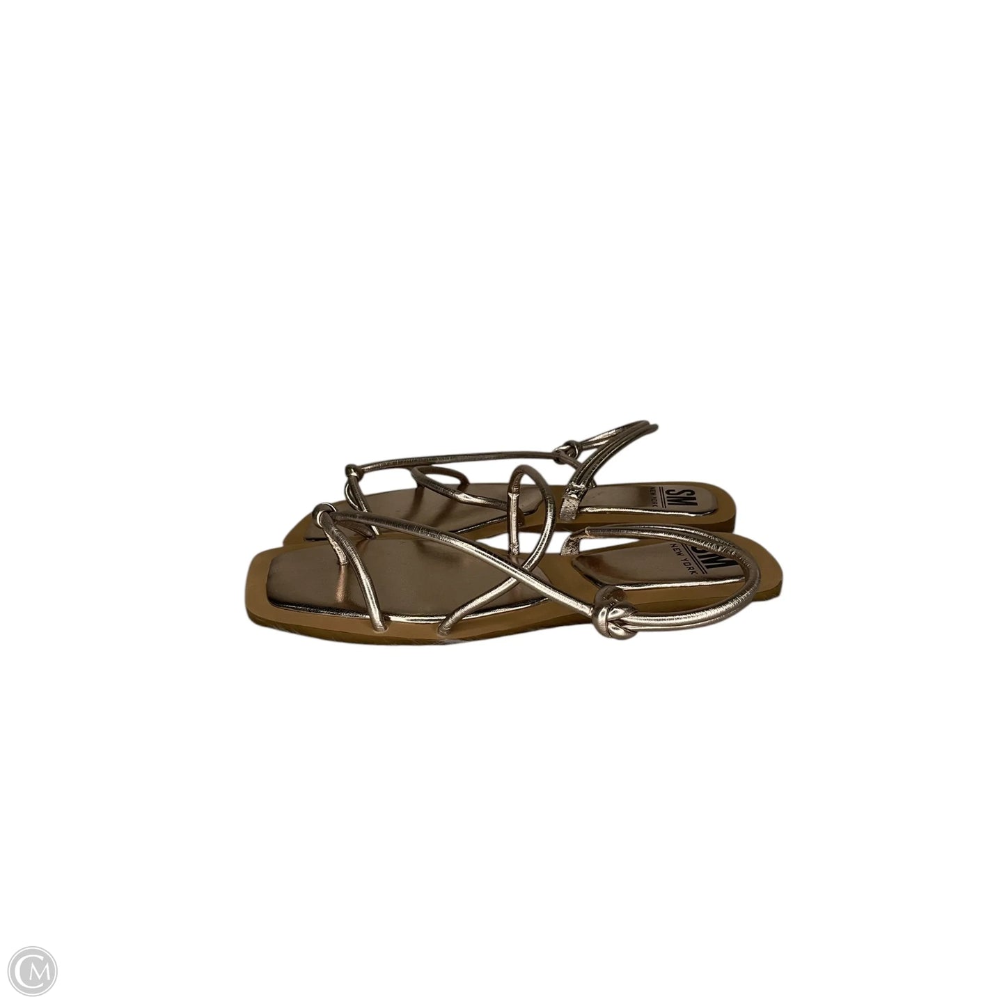 Sandals Flats By Clothes Mentor In Rose Gold, Size: 7