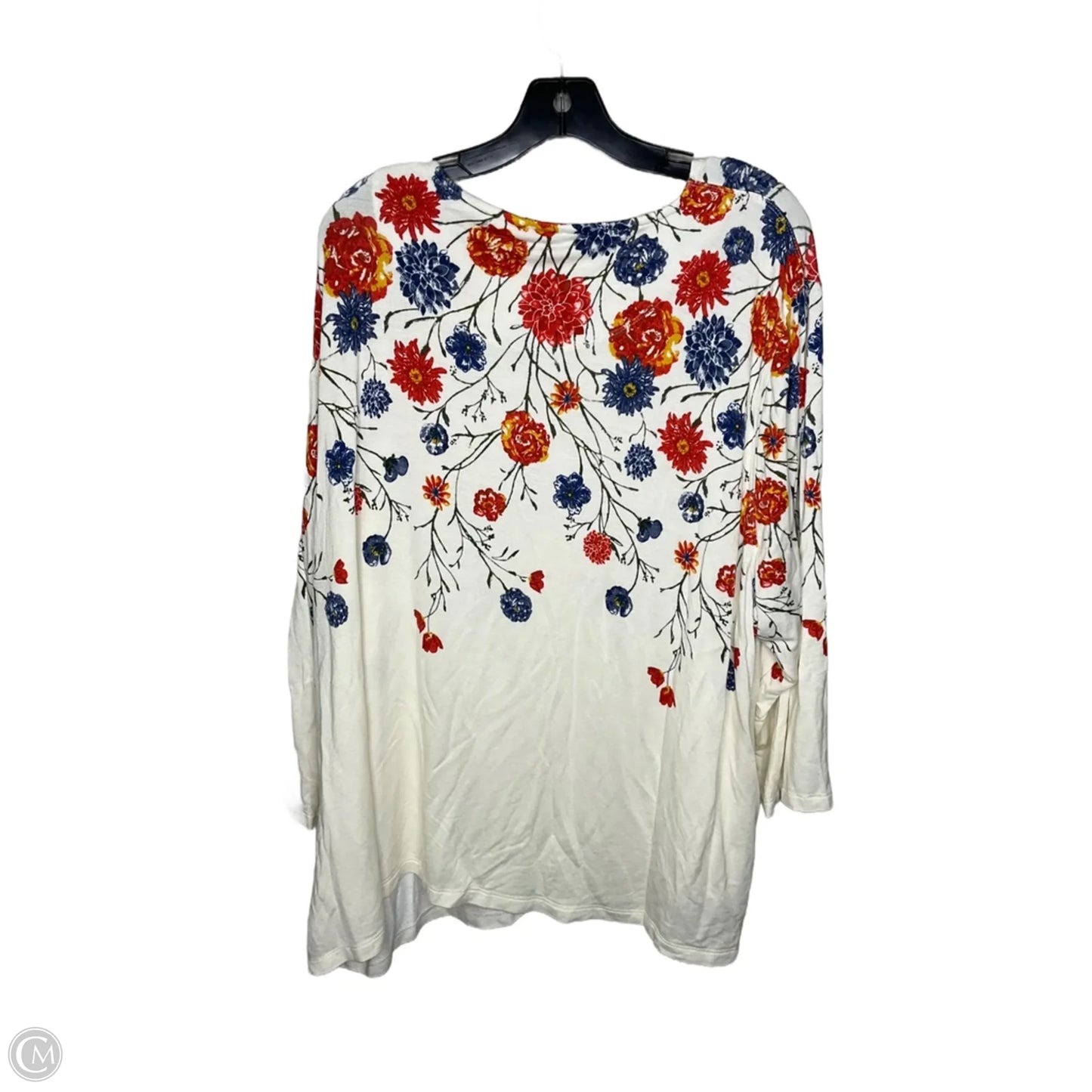 Top Long Sleeve By Multiples In Multi-colored, Size: 3x