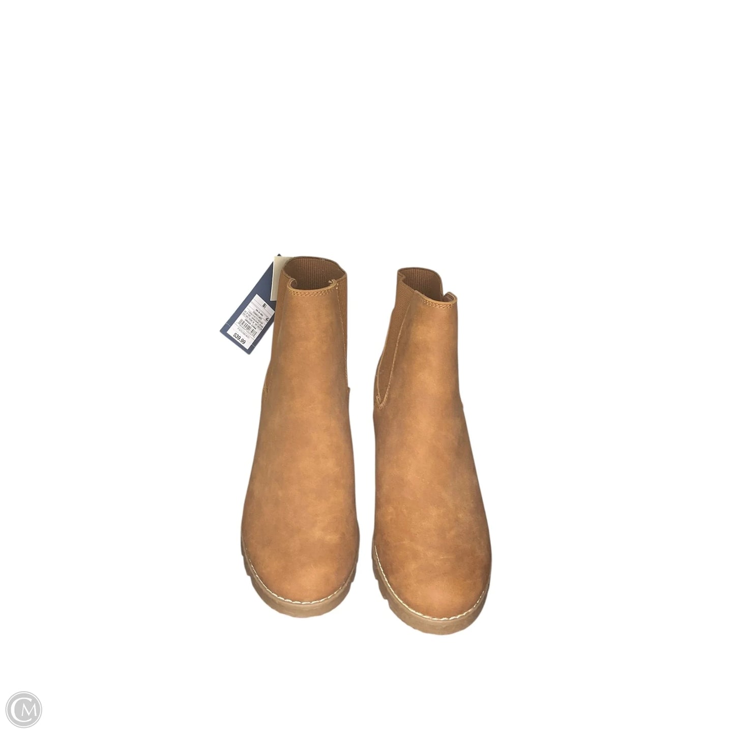 Boots Ankle Heels By Universal Thread In Brown, Size: 8.5