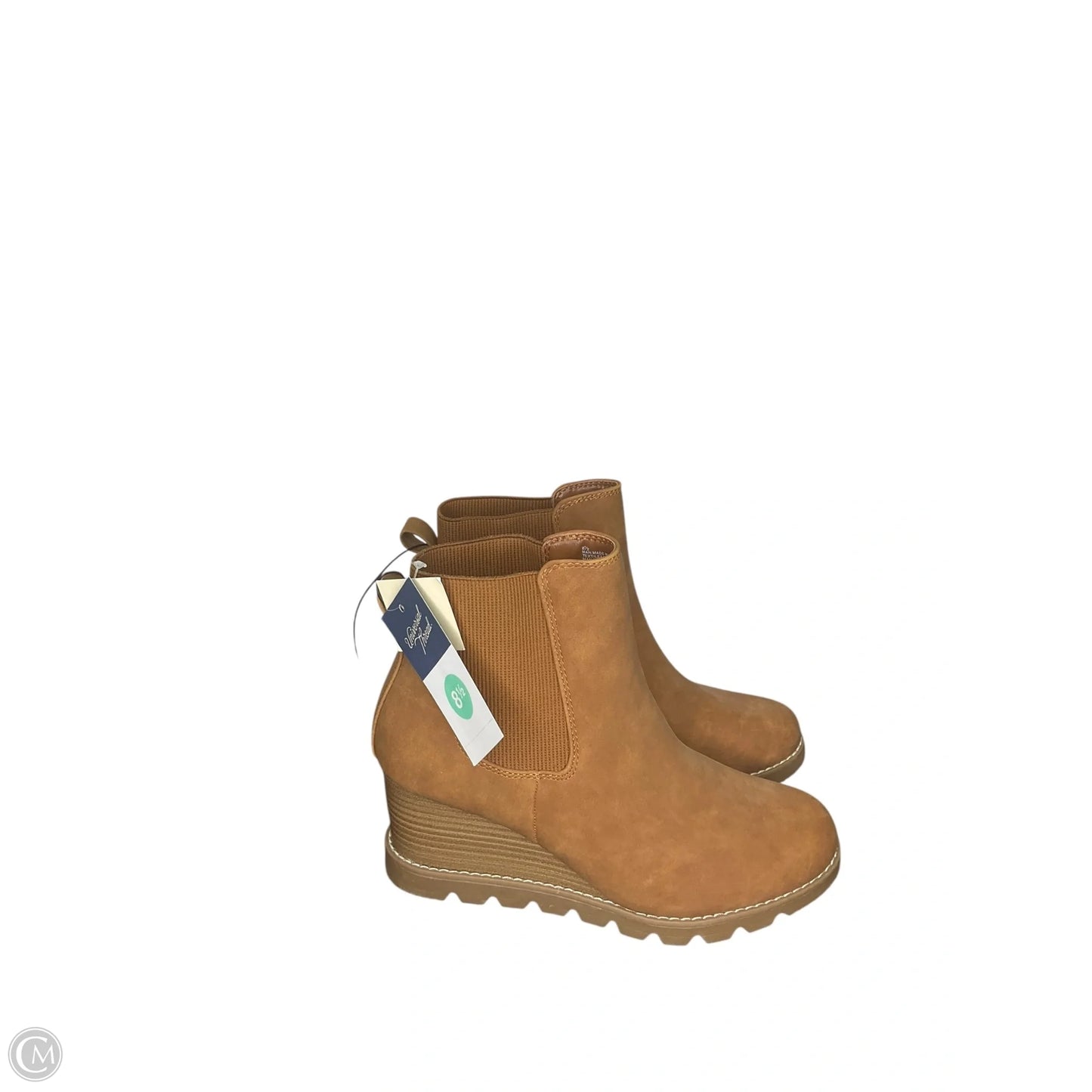 Boots Ankle Heels By Universal Thread In Brown, Size: 8.5