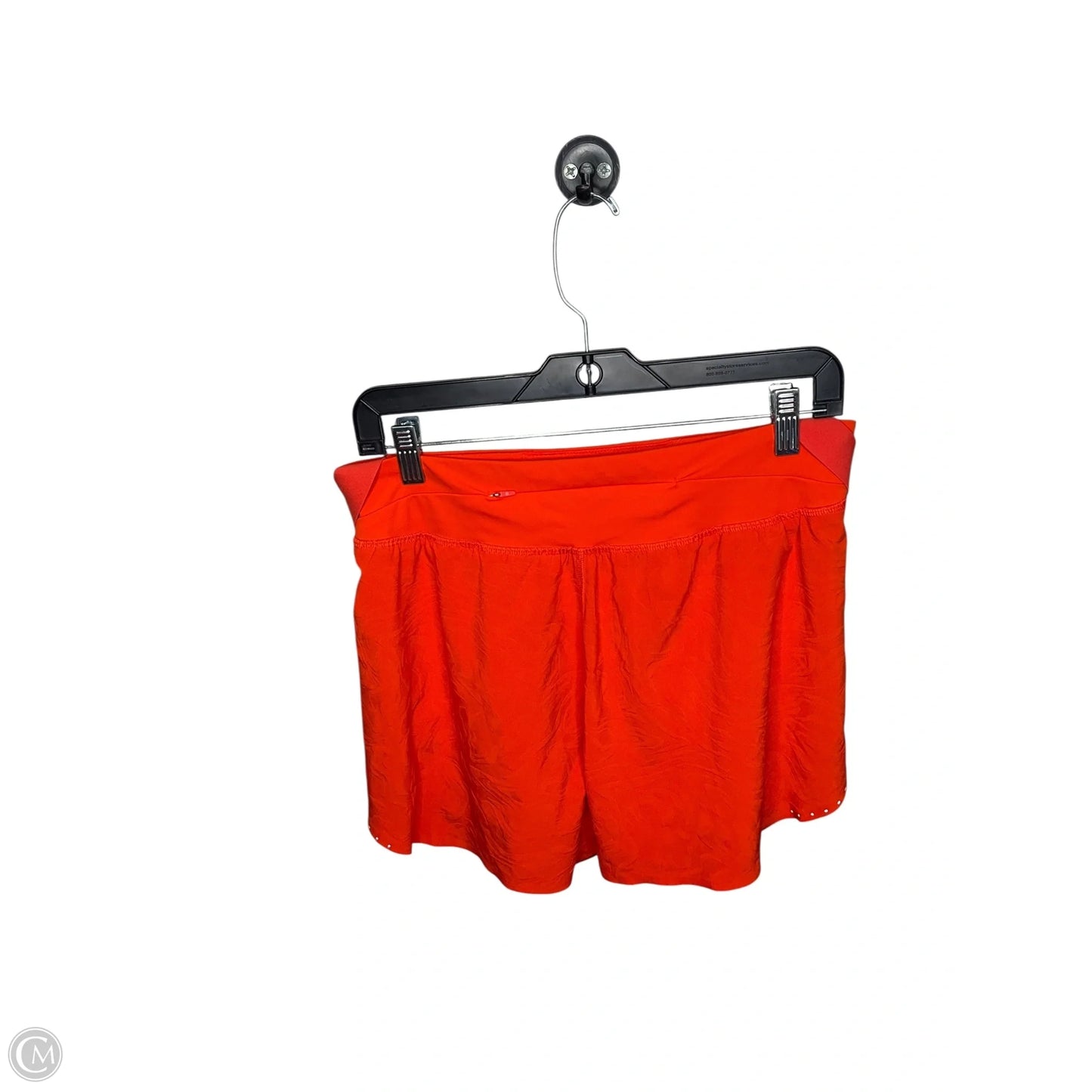 Athletic Shorts By Lululemon In Orange, Size: 8