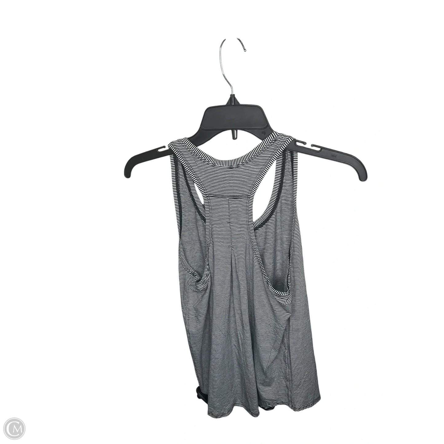 Athletic Tank Top By Lululemon In Striped Pattern, Size: M