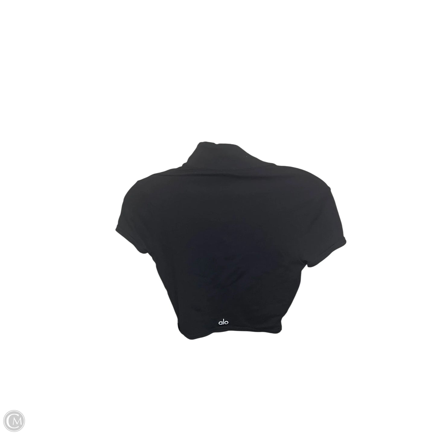 Athletic Top Short Sleeve By Alo In Black, Size: Xs