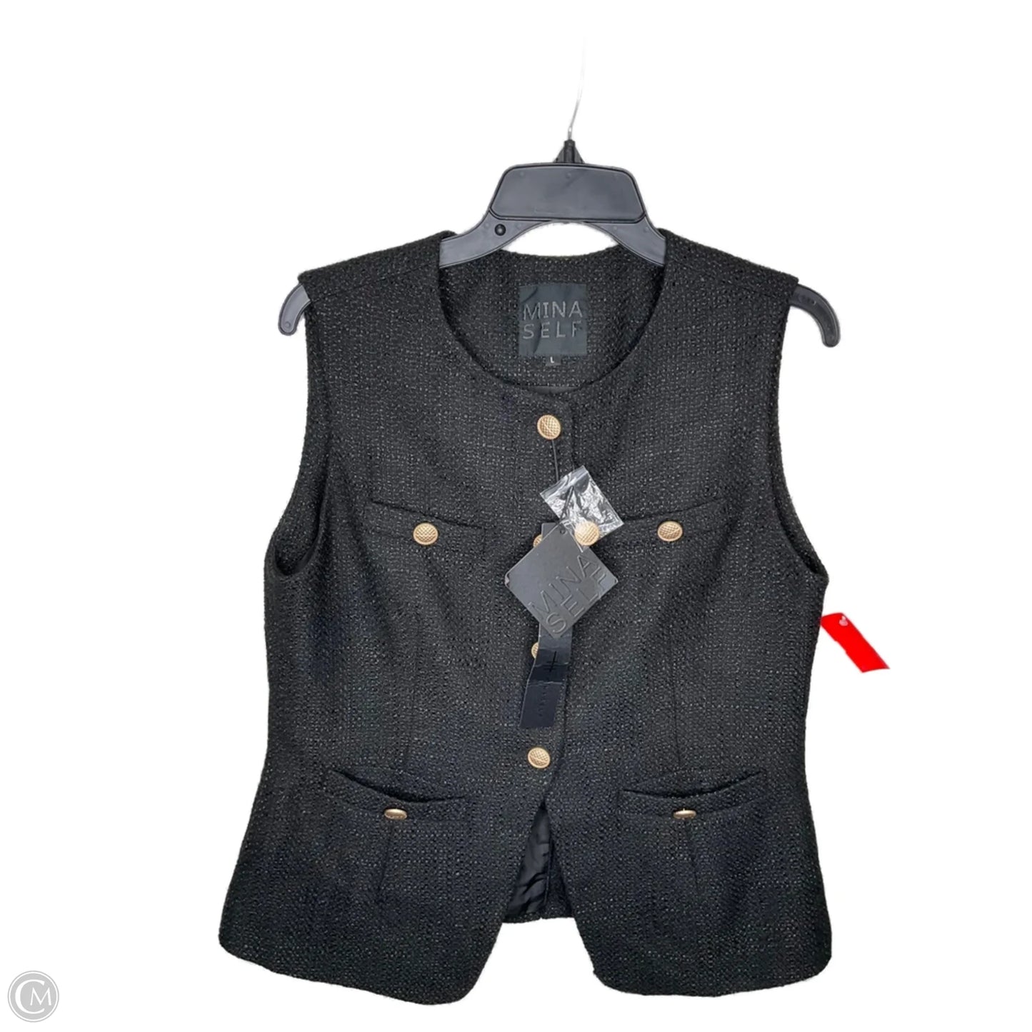 Vest Other By Clothes Mentor In Black, Size: L