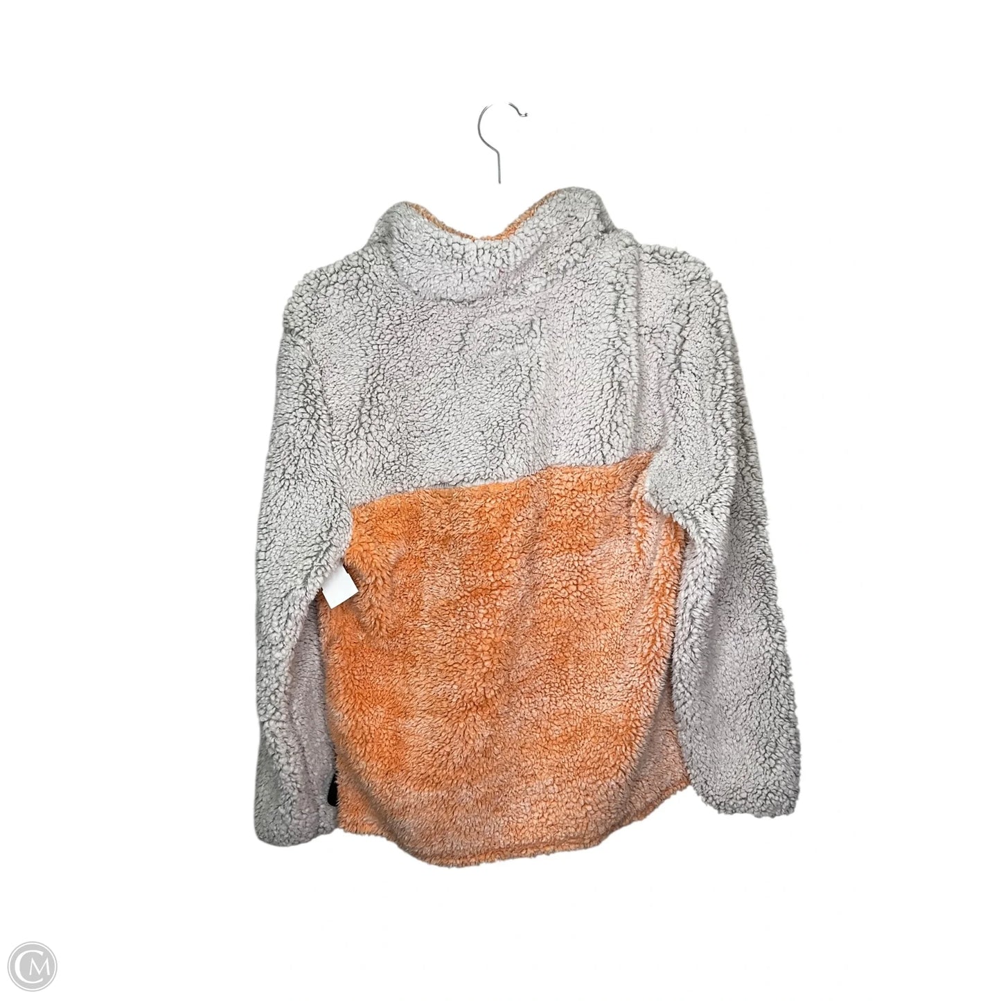 Jacket Fleece By Clothes Mentor In Orange, Size: M