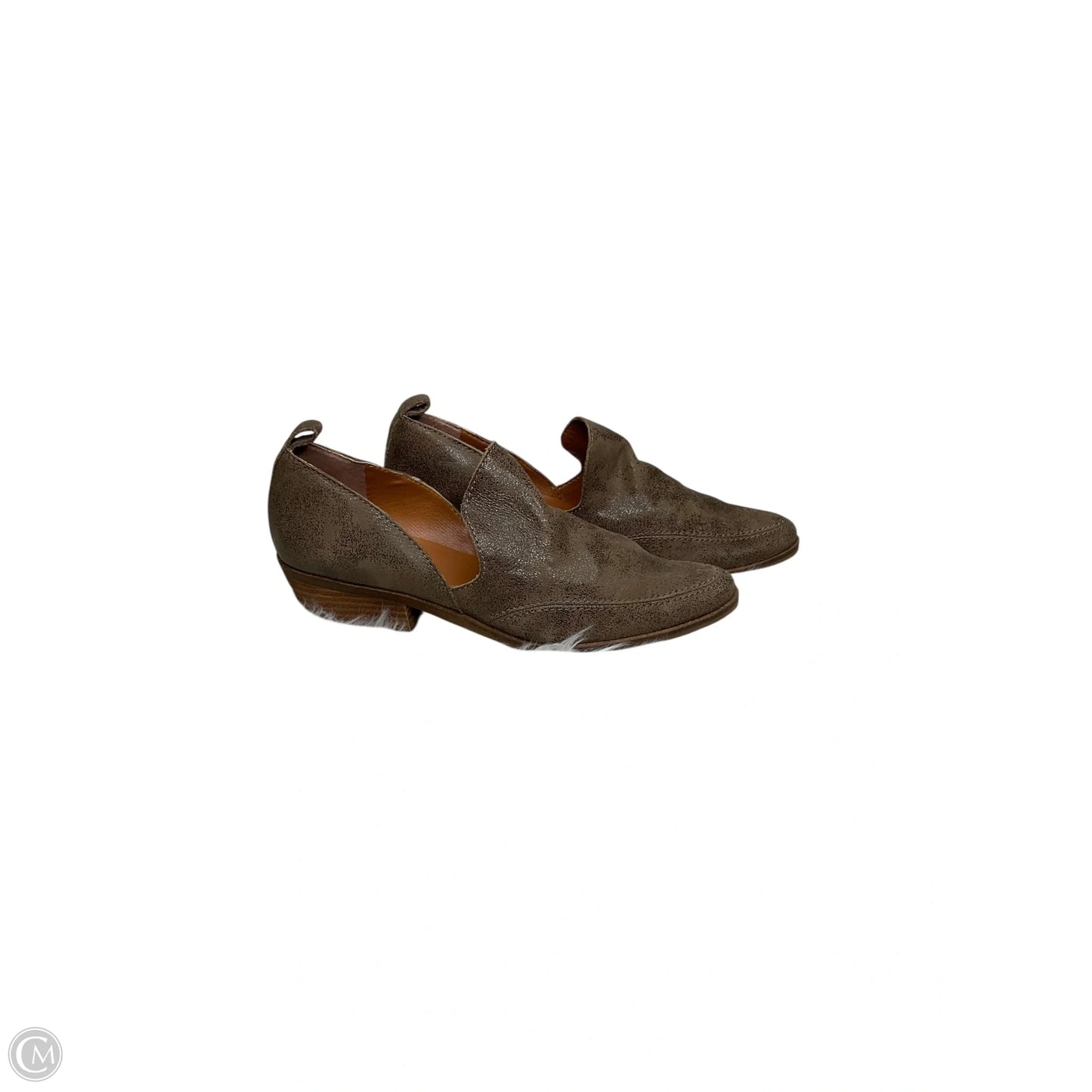 Boots Ankle Heels By Lucky Brand In Brown, Size: 7.5