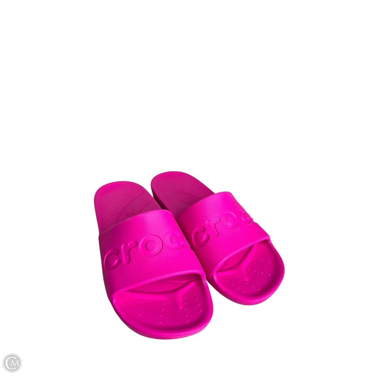 Shoes Flats By Crocs In Pink, Size: 6