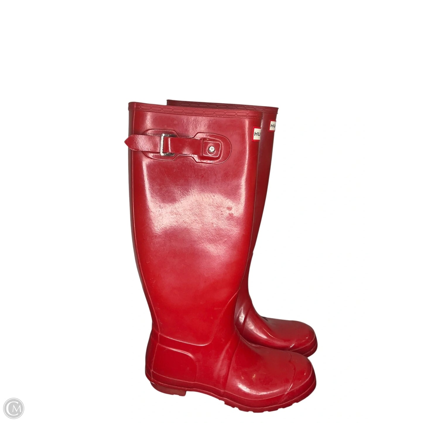 Boots Rain By Hunter In Red, Size: 8