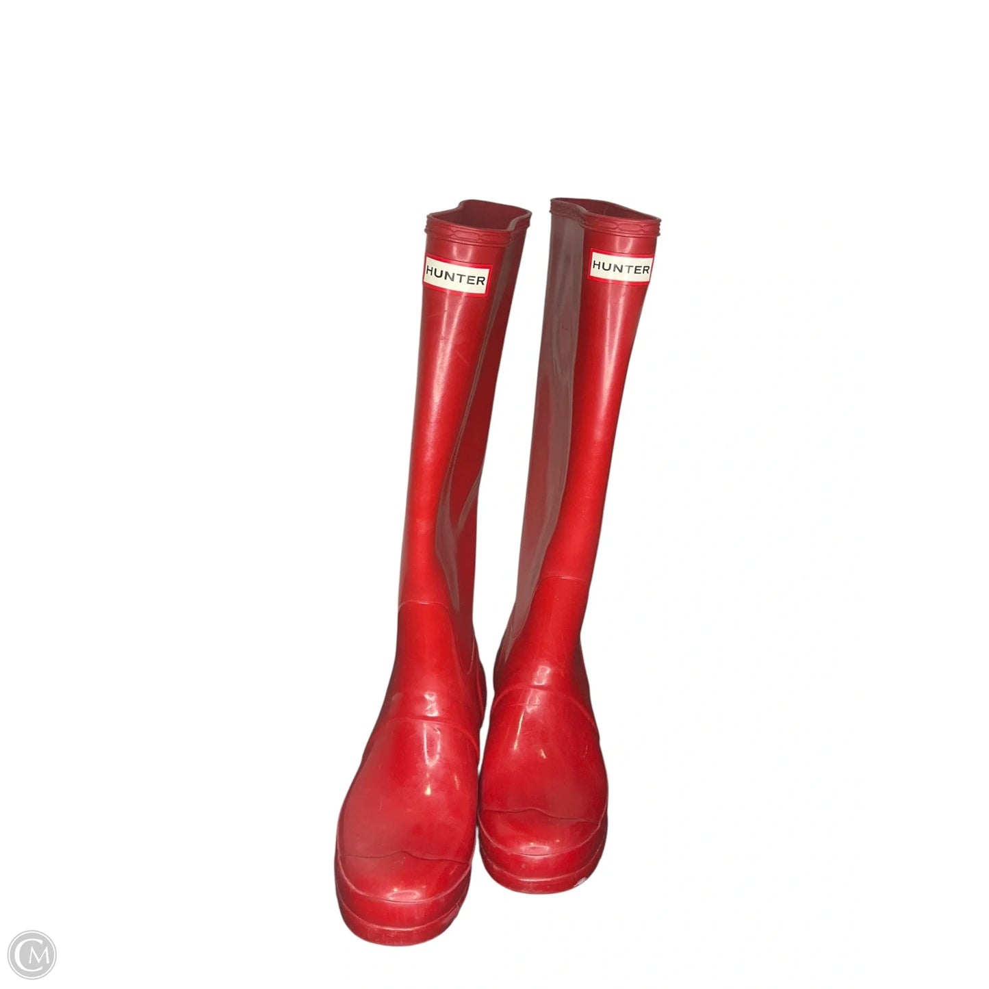 Boots Rain By Hunter In Red, Size: 8
