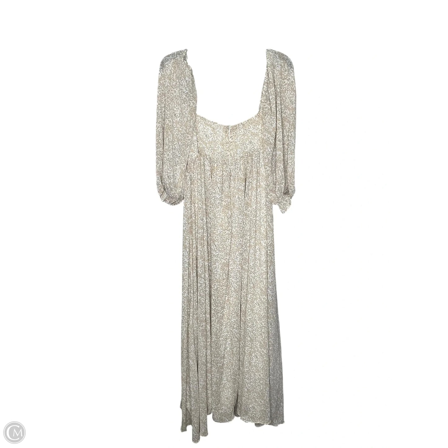 Dress Casual Maxi By Storia In Cream, Size: M