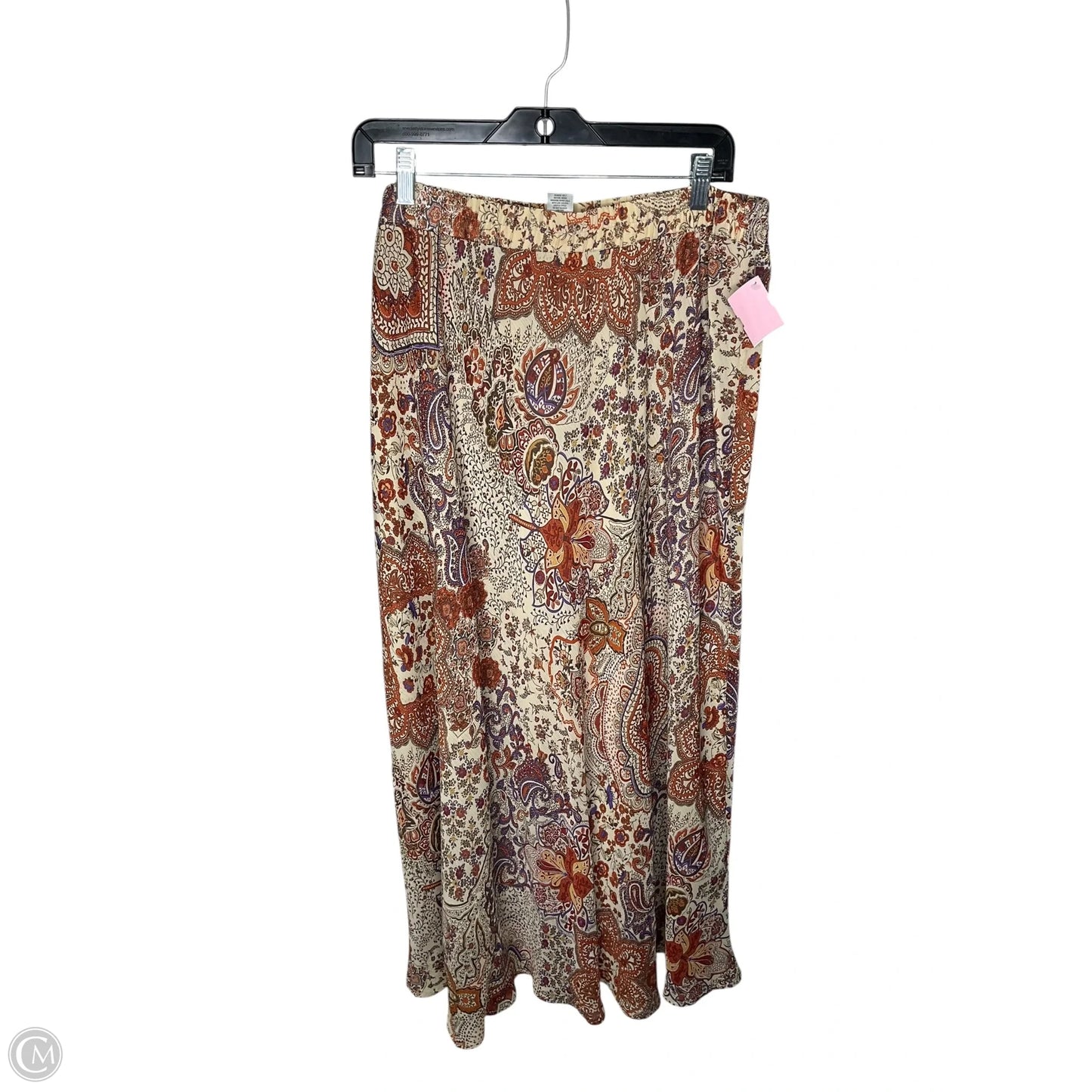 Skirt Maxi By Clothes Mentor In Brown, Size: 2x