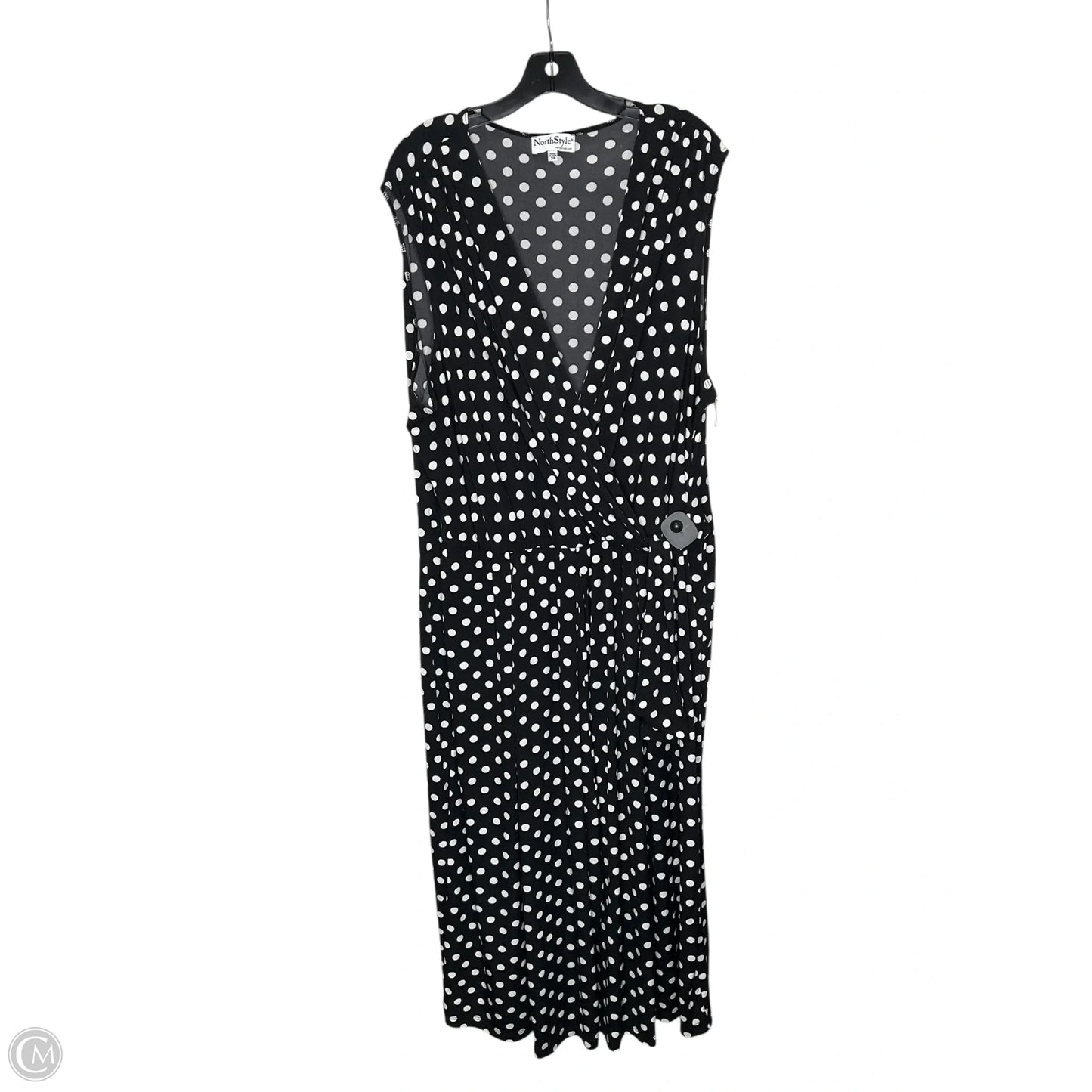 Jumpsuit By Clothes Mentor In Polkadot Pattern, Size: 3x