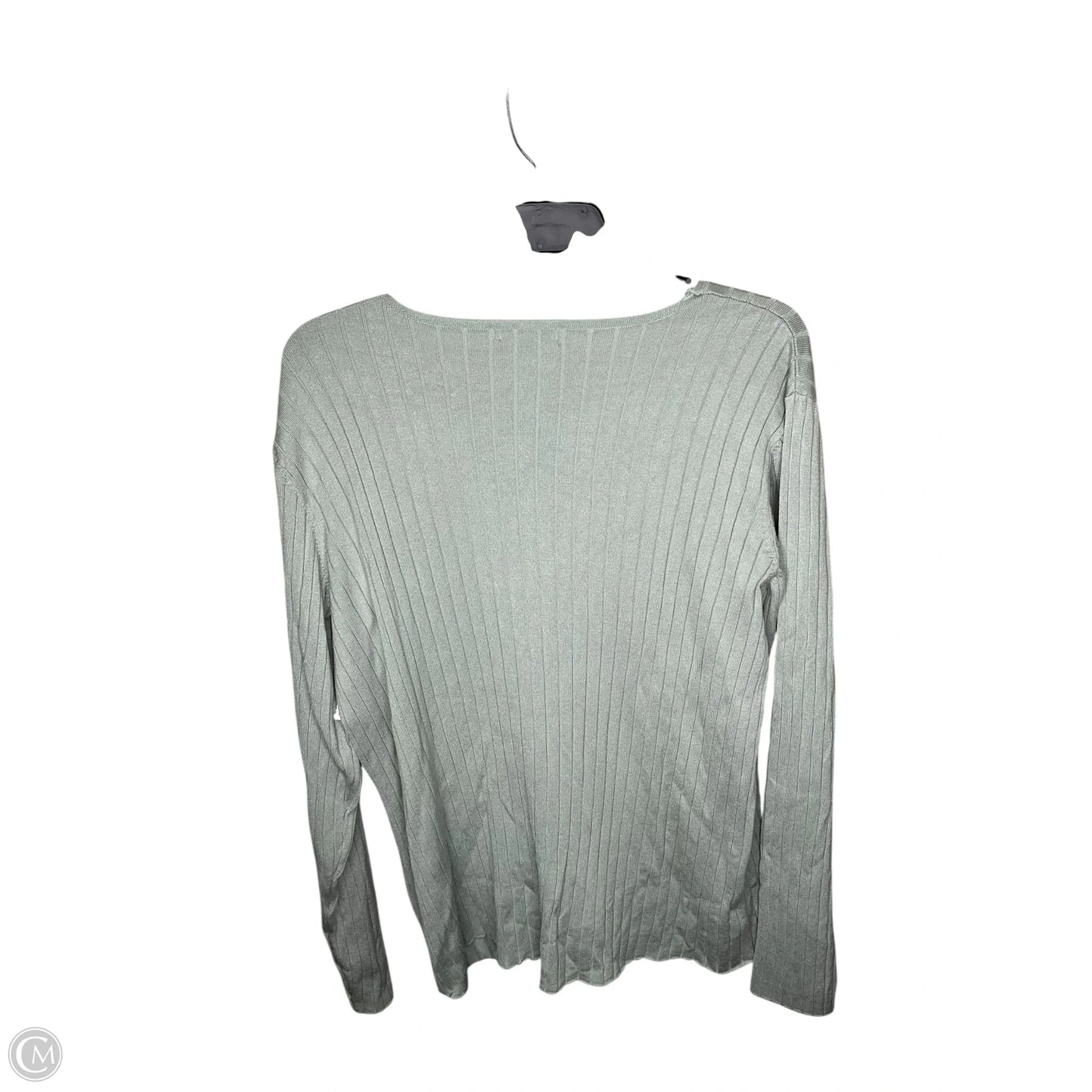 Top Long Sleeve By Cato In Green, Size: 3x