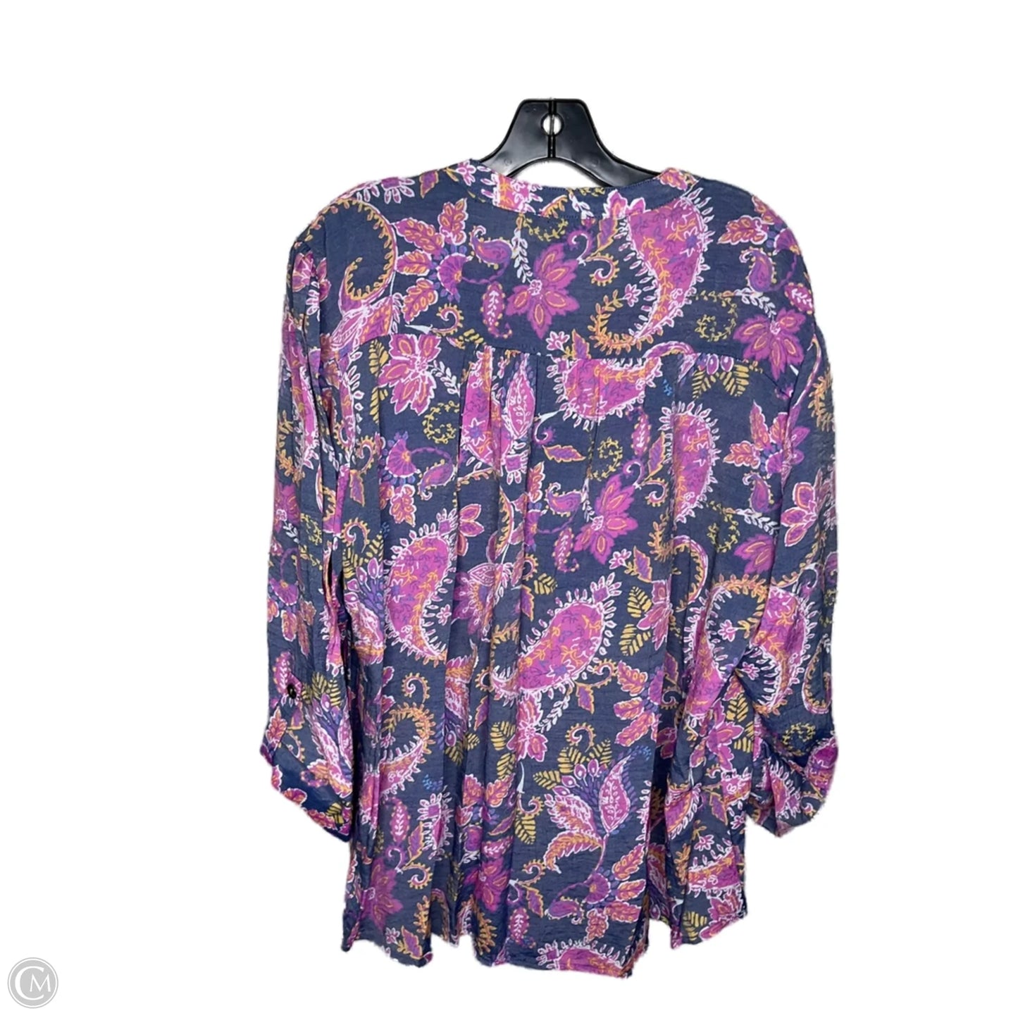 Top Long Sleeve By Cocomo In Purple, Size: 3x