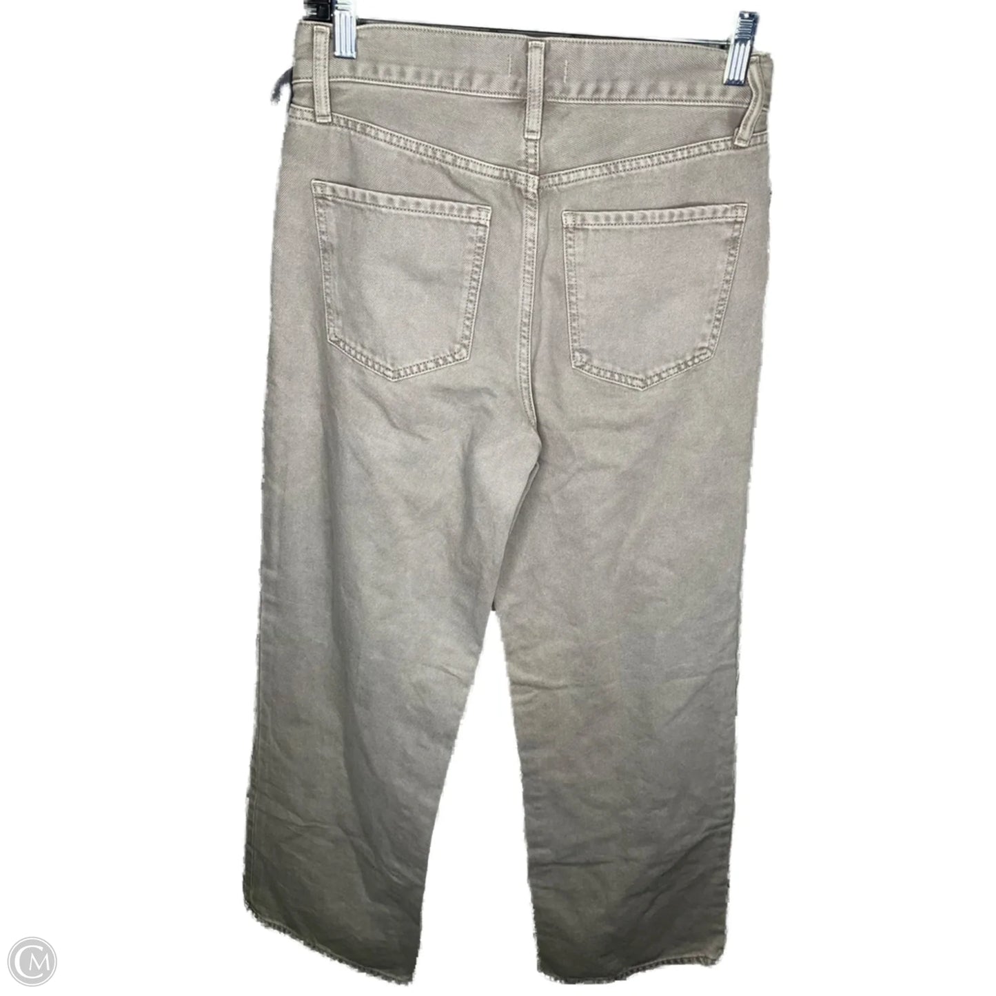 Jeans Wide Leg By Express In Grey, Size: 0