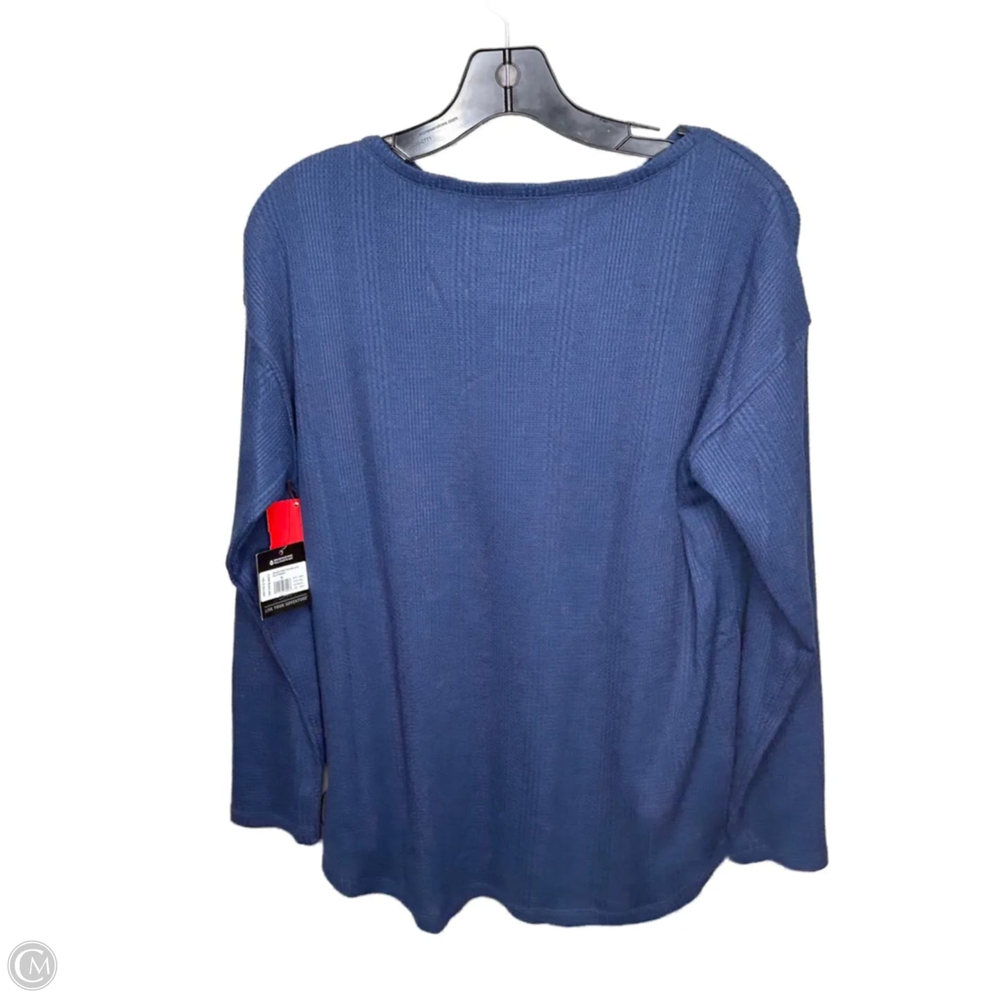Top Long Sleeve By Eddie Bauer In Blue, Size: M