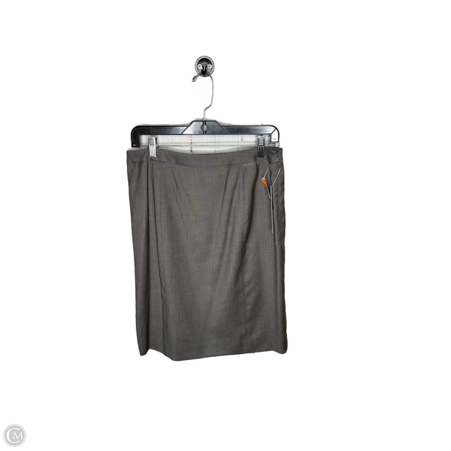 Skirt Midi By Anne Klein In Grey, Size: 6